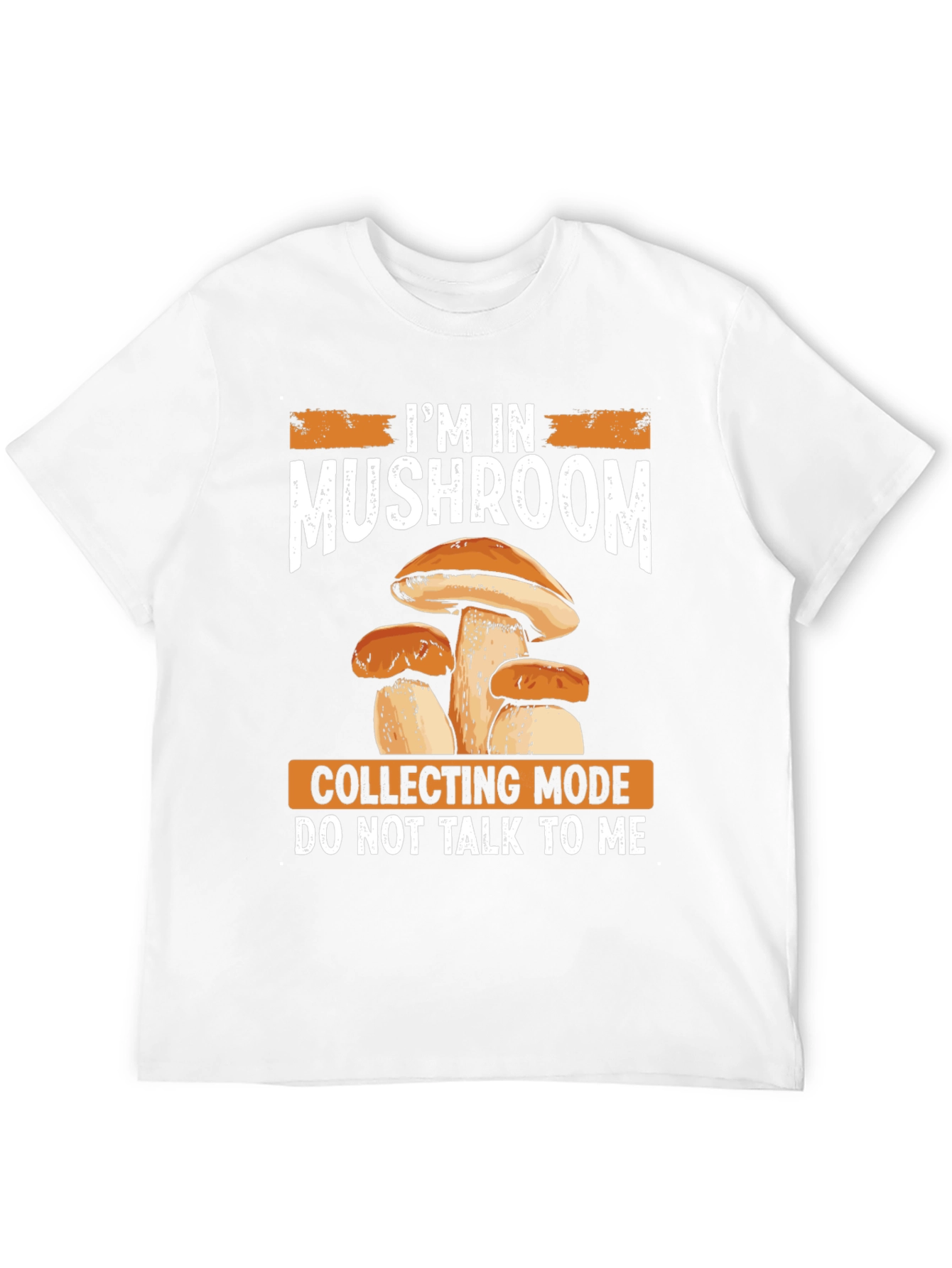 Black Mushroom Collecting Mode T-Shirt view 12