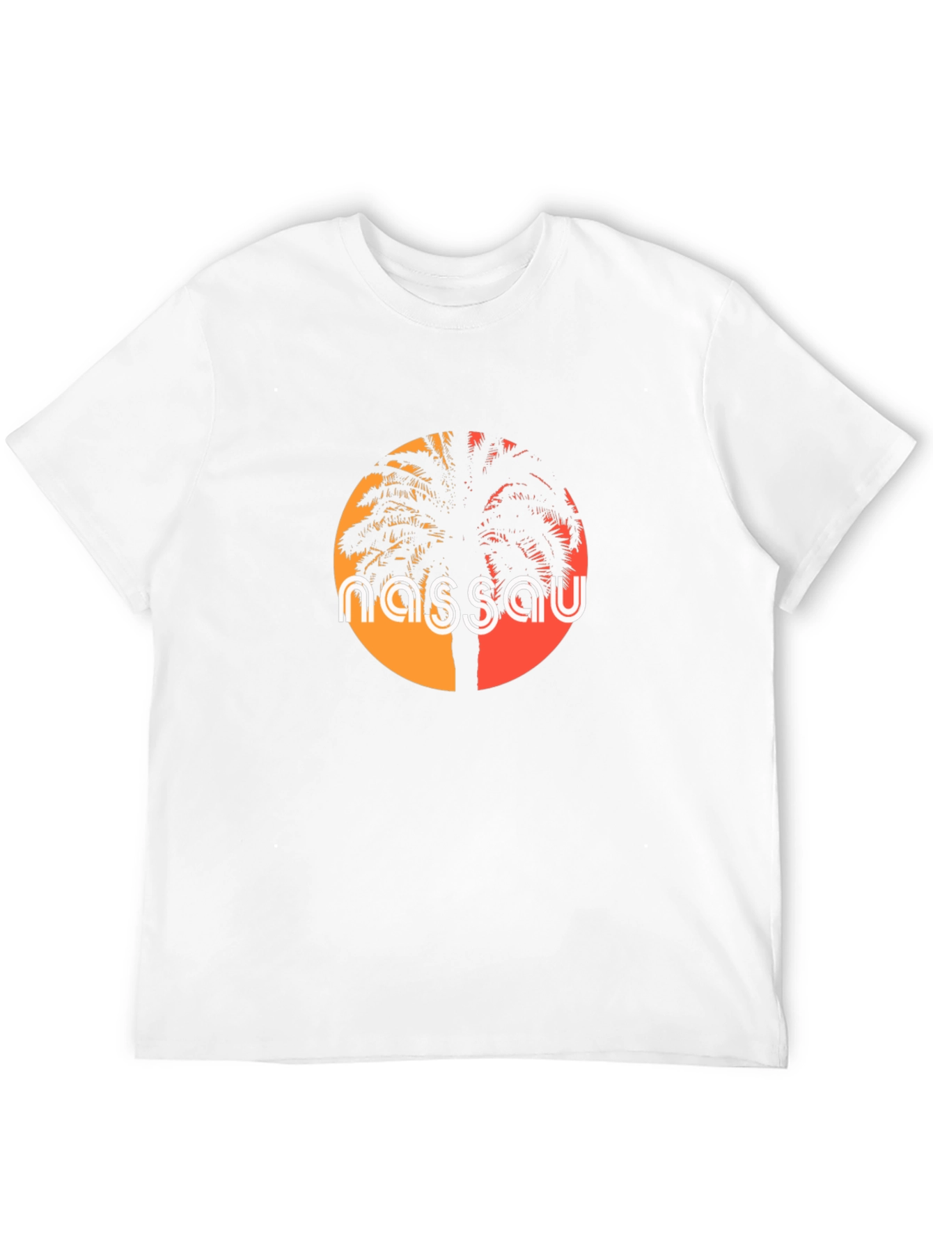 Black Nassau Palm Graphic Tee - Black view 12