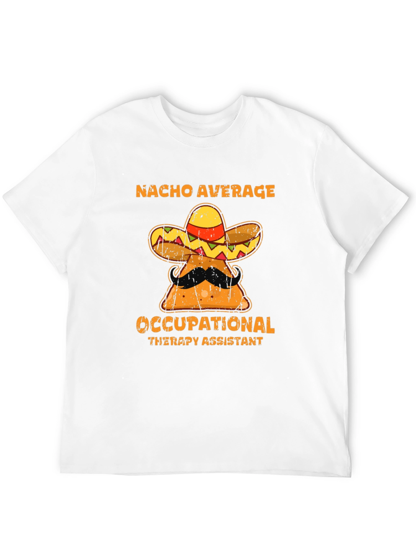 Black Nacho Average Occupational Therapy Assistant T-Shirt view 12