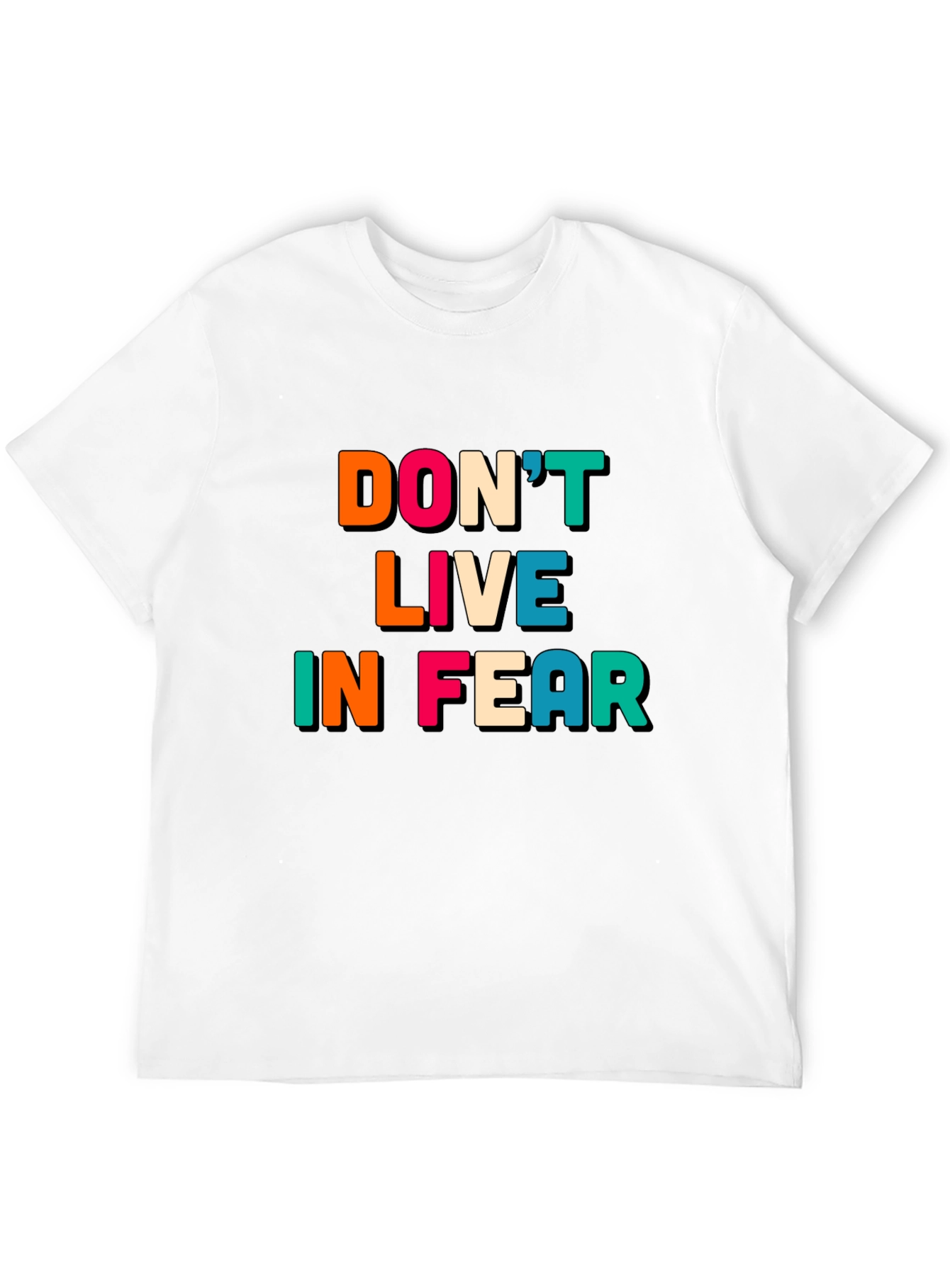 Black Don't Live In Fear Graphic Tee view 12