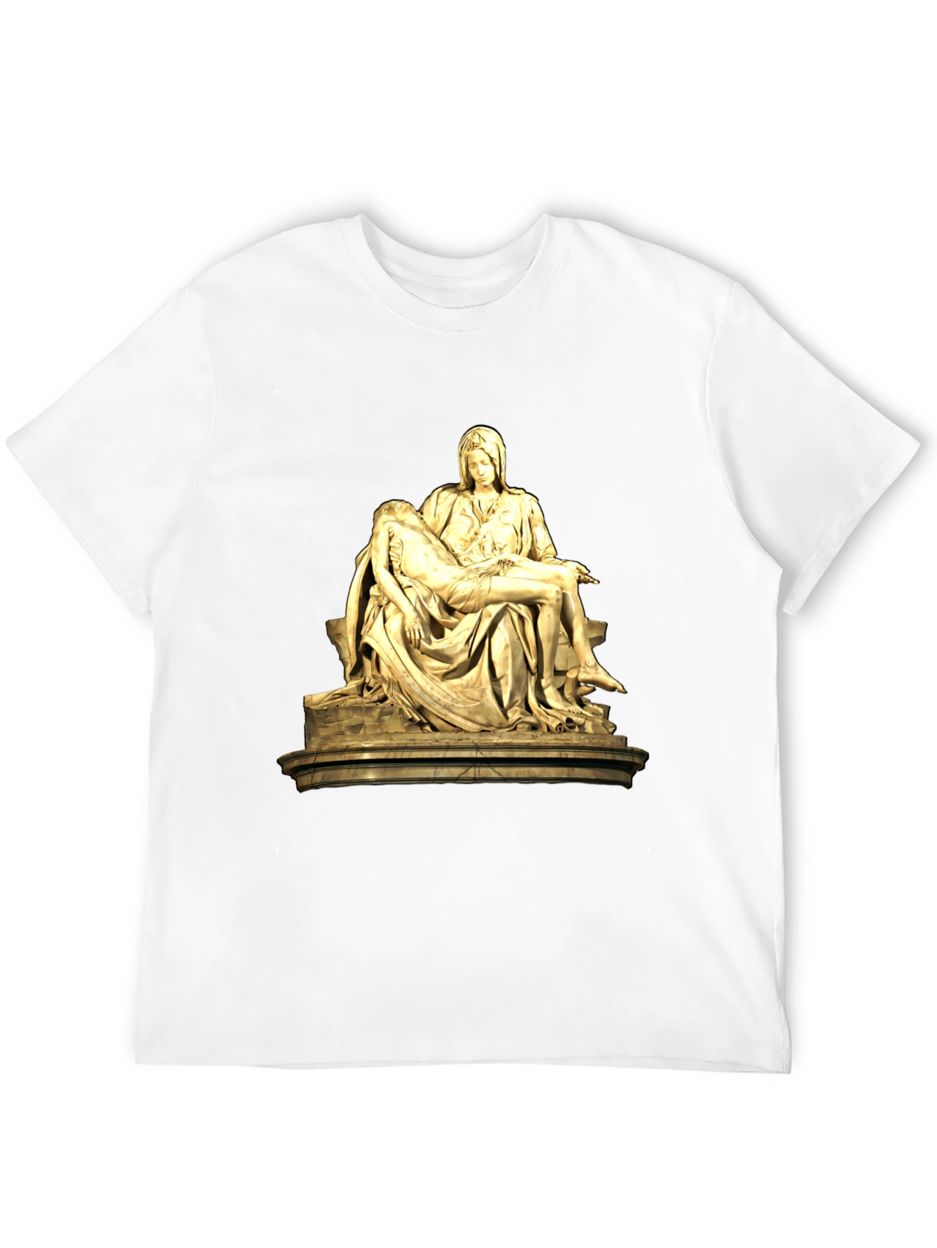 Black Pieta Sculpture Graphic T-Shirt - Classic Art Tee view 12