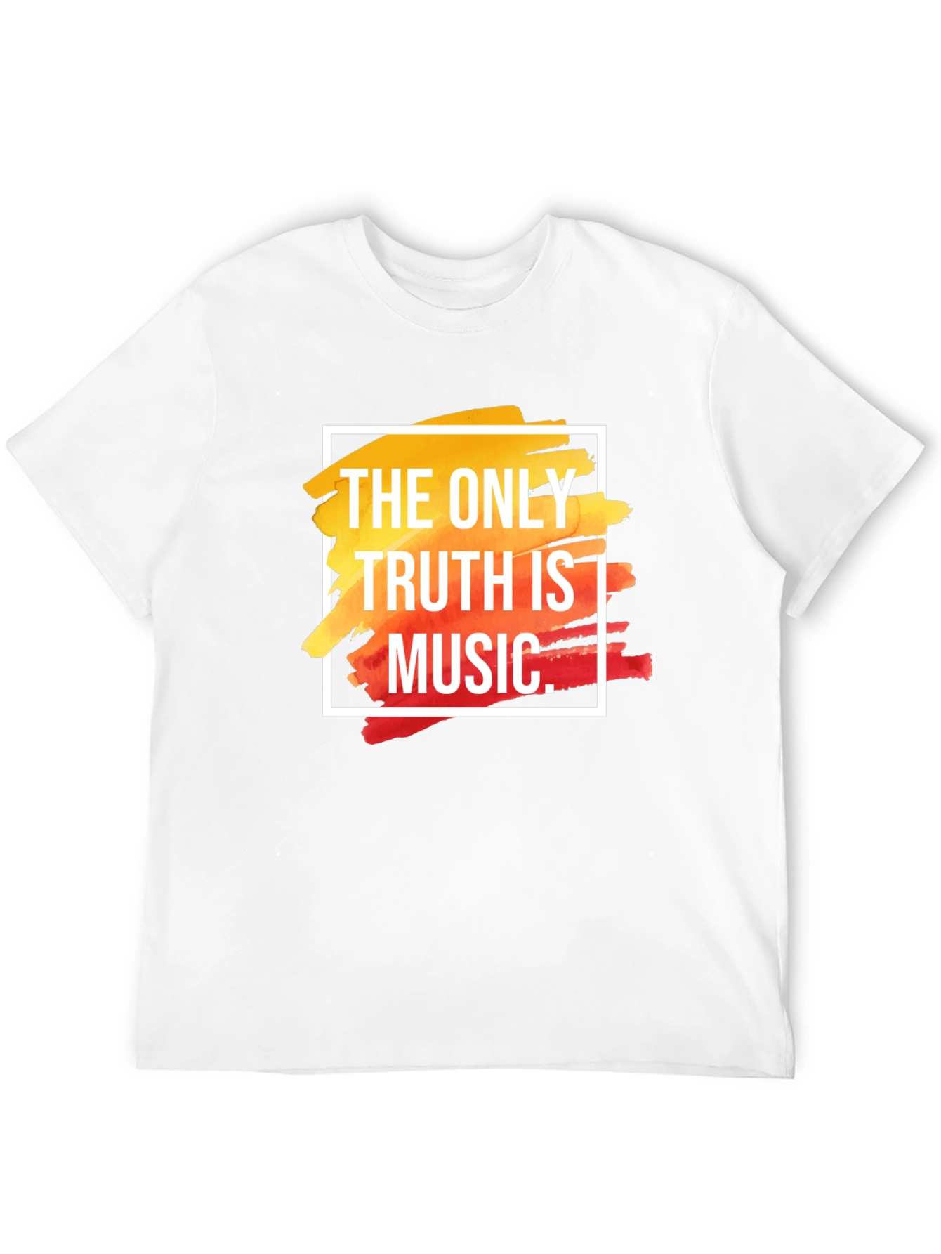 Black The Only Truth Is Music T-Shirt view 12