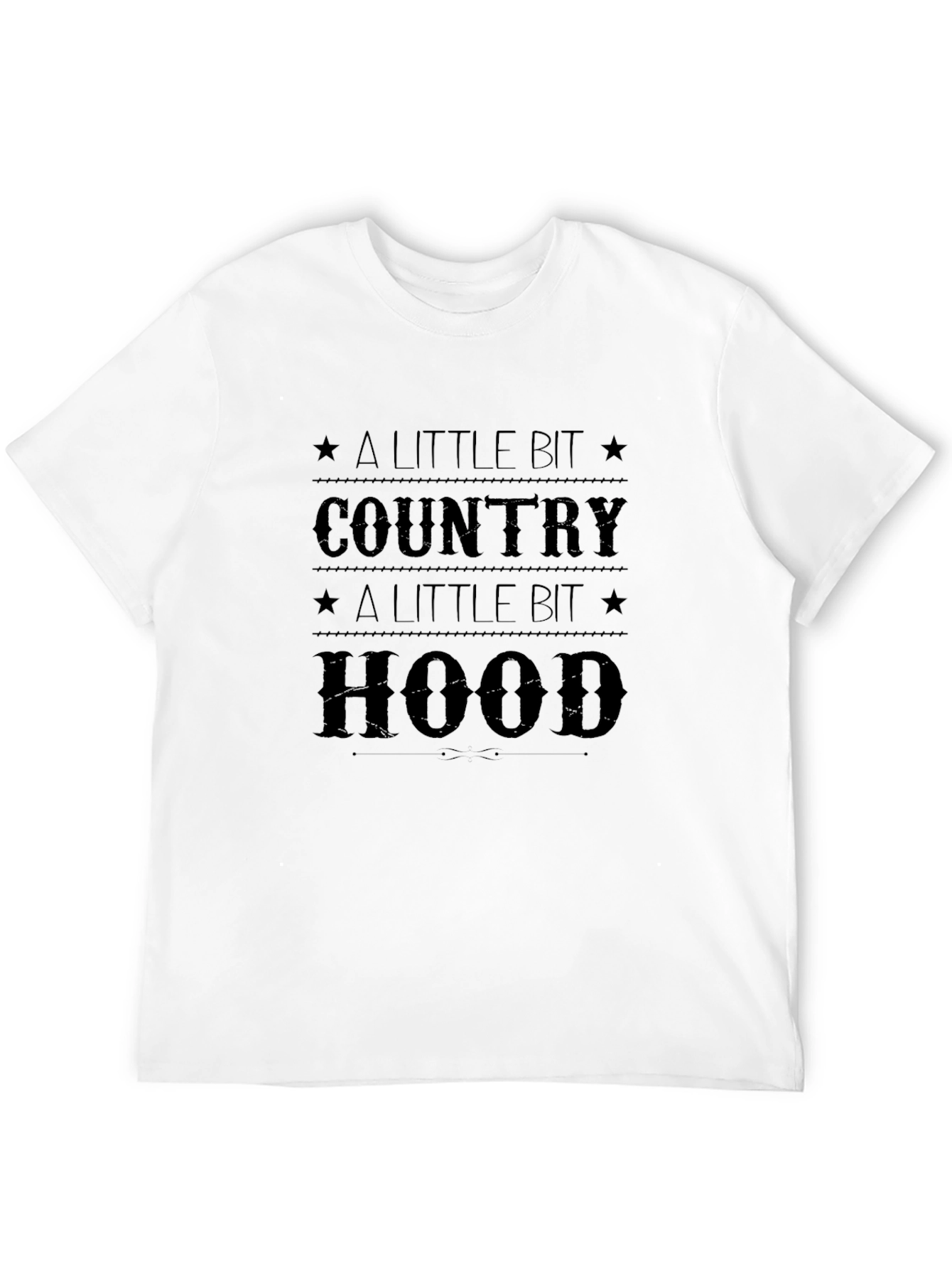 Black Country Hood T-Shirt - Classic Black view 12
