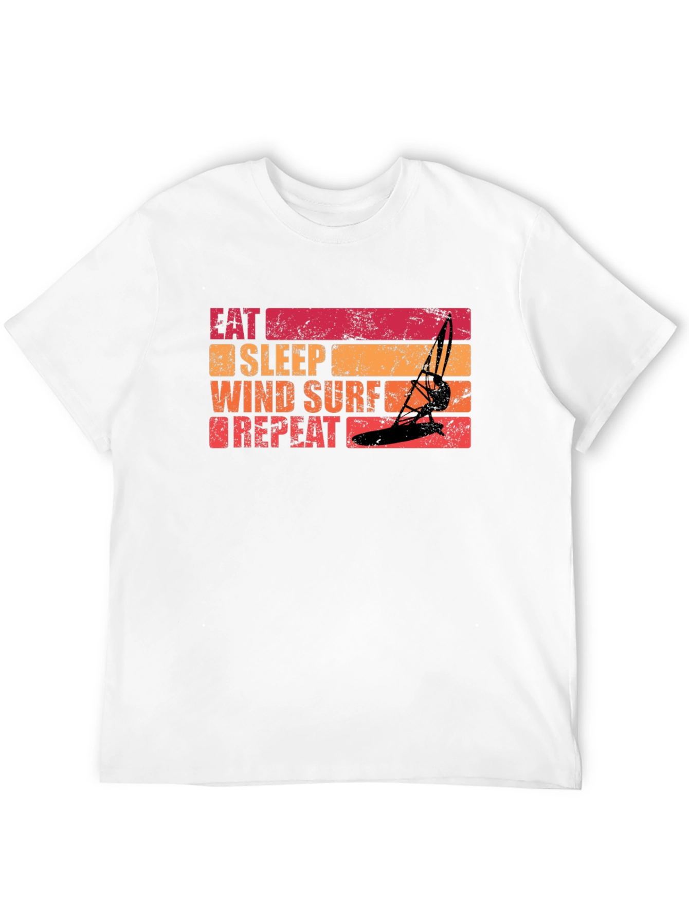 Black Eat Sleep Windsurf Repeat Graphic Tee view 12