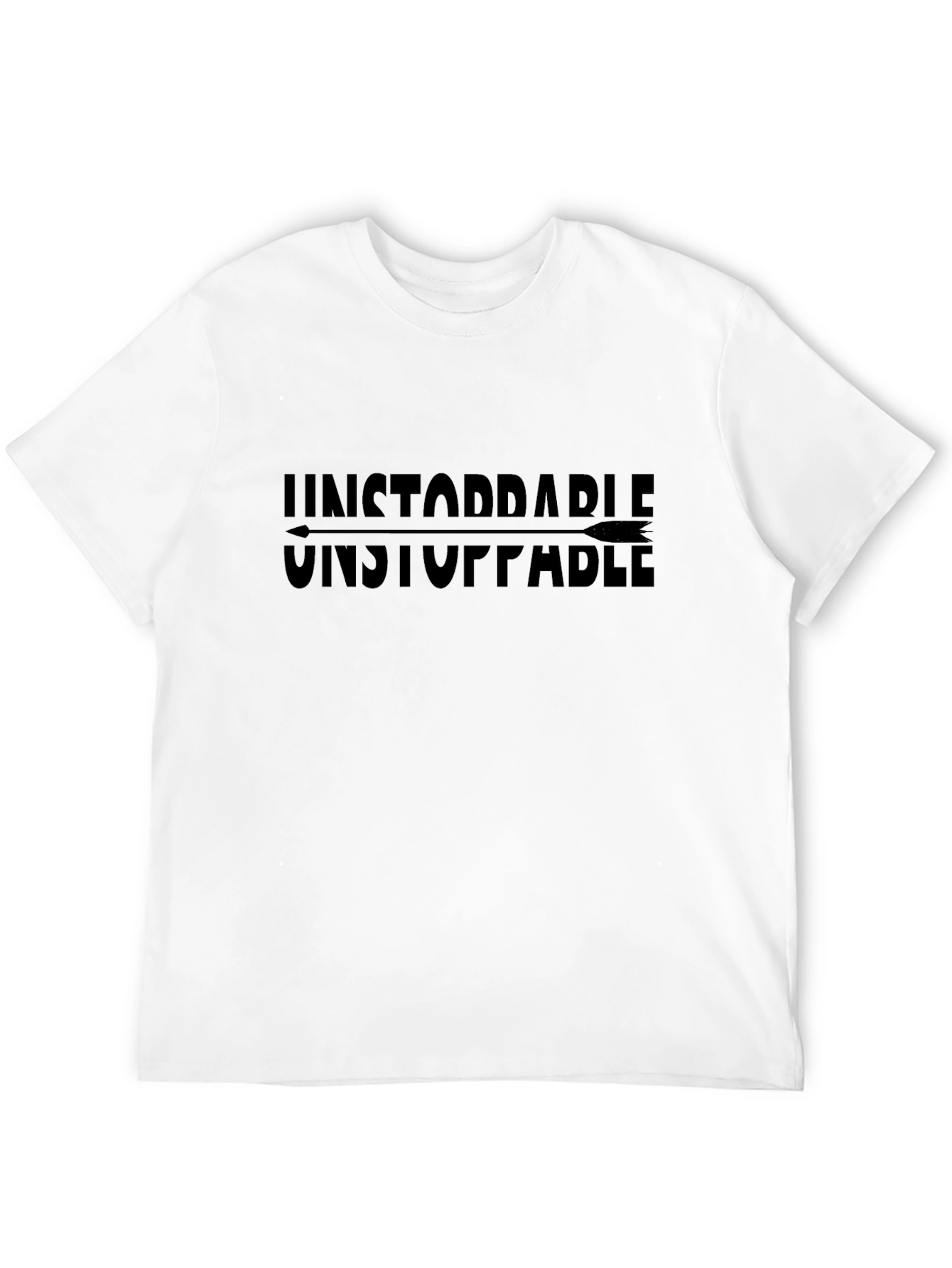 Black Unstoppable Graphic T-Shirt - Motivational Tee view 12