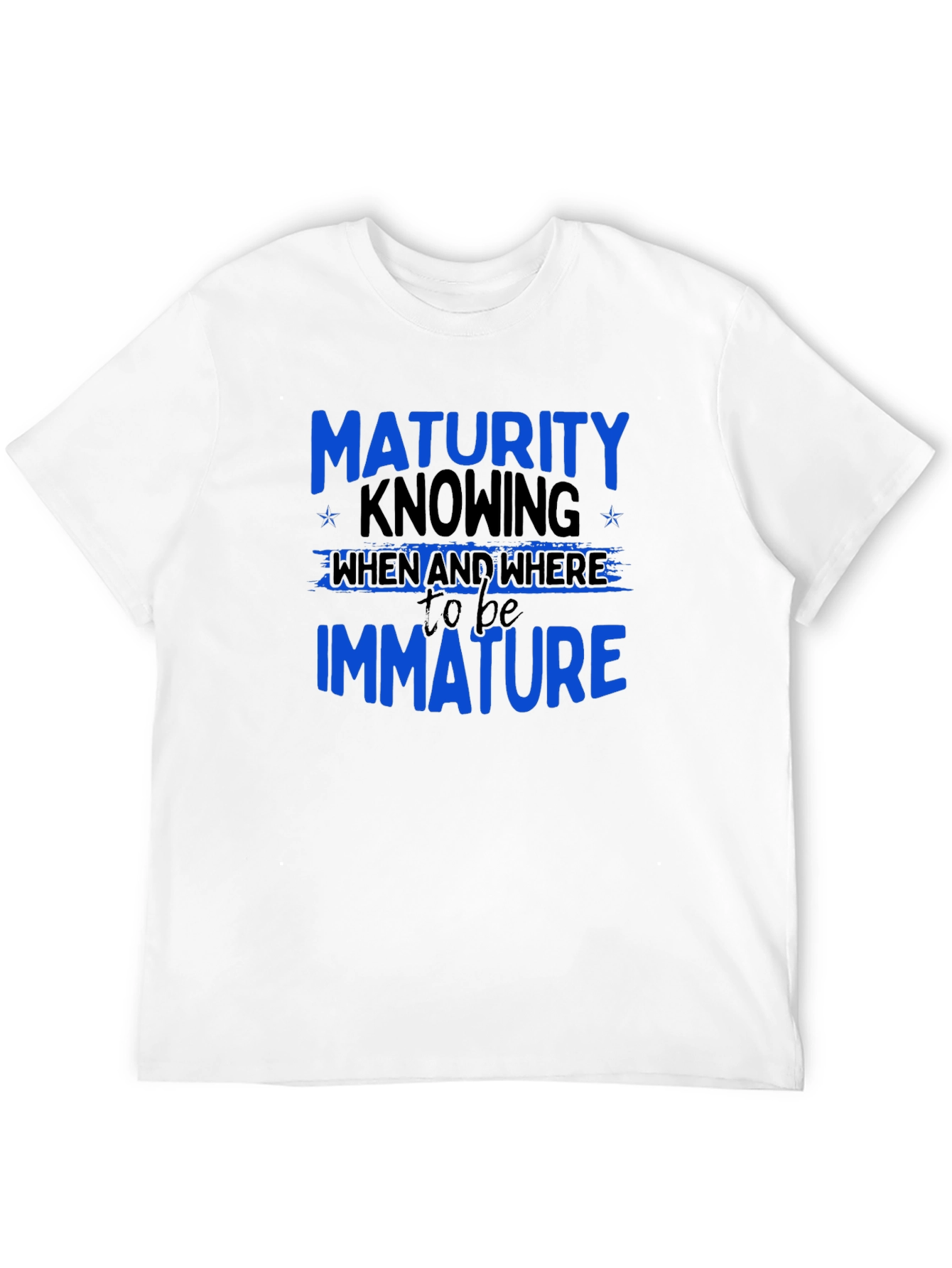 Black Maturity Knowing T-Shirt - Funny Sarcastic Tee view 12