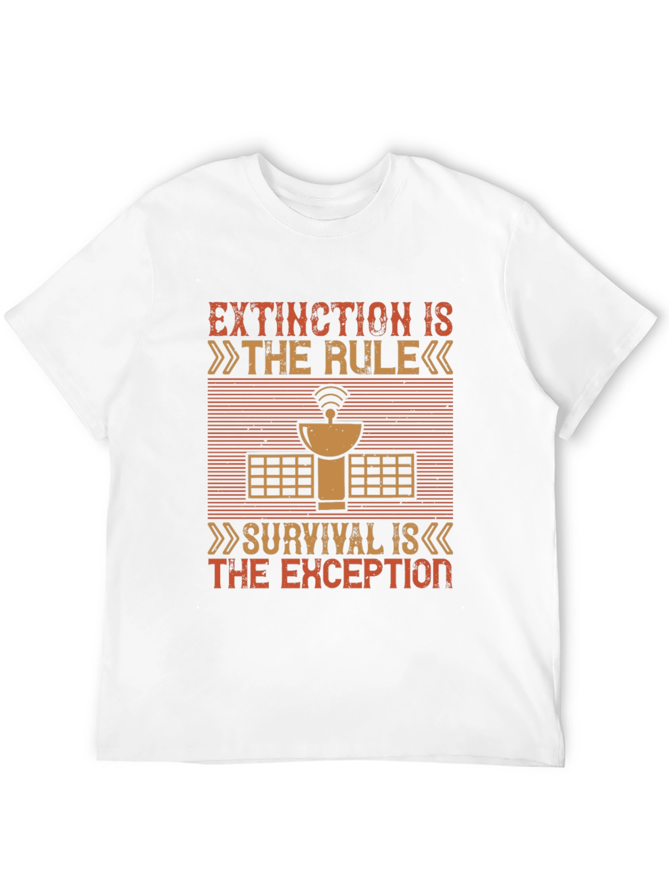 Black Extinction Rule Satellite Graphic T-Shirt view 12