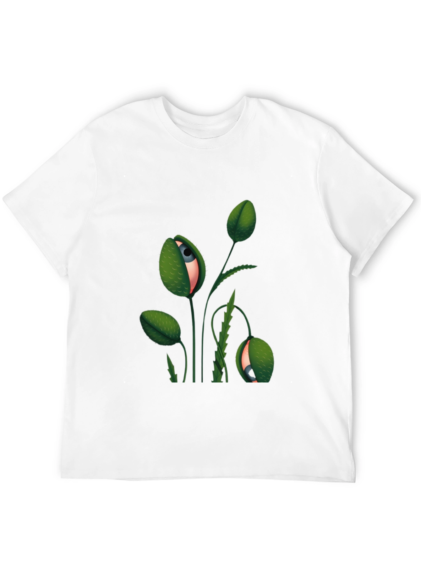 Black Eye-Catching Floral Graphic Tee view 12