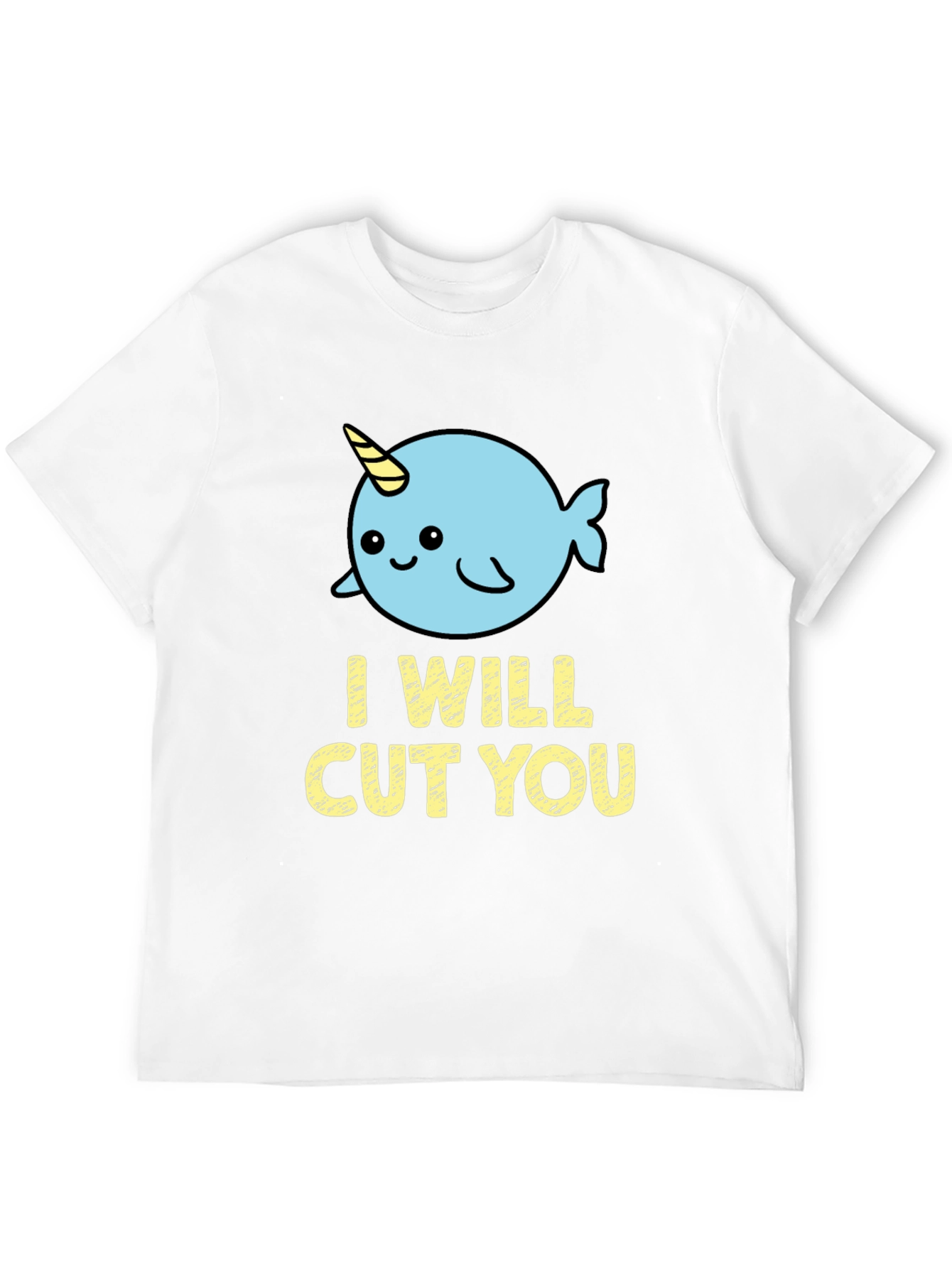 Narwhal I Will Cut You Graphic T-Shirt - 12