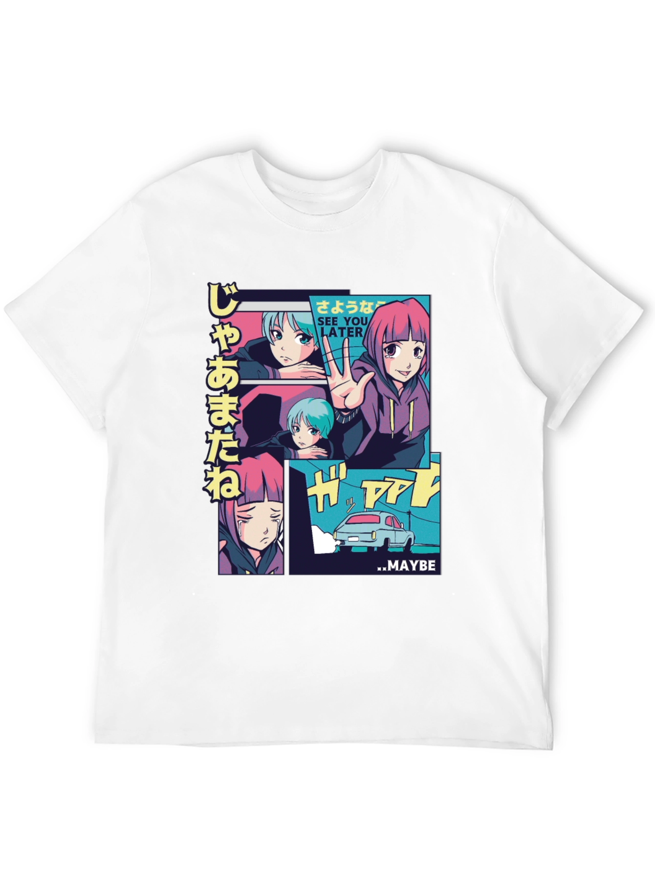 Anime Manga Style Graphic Tee - 12