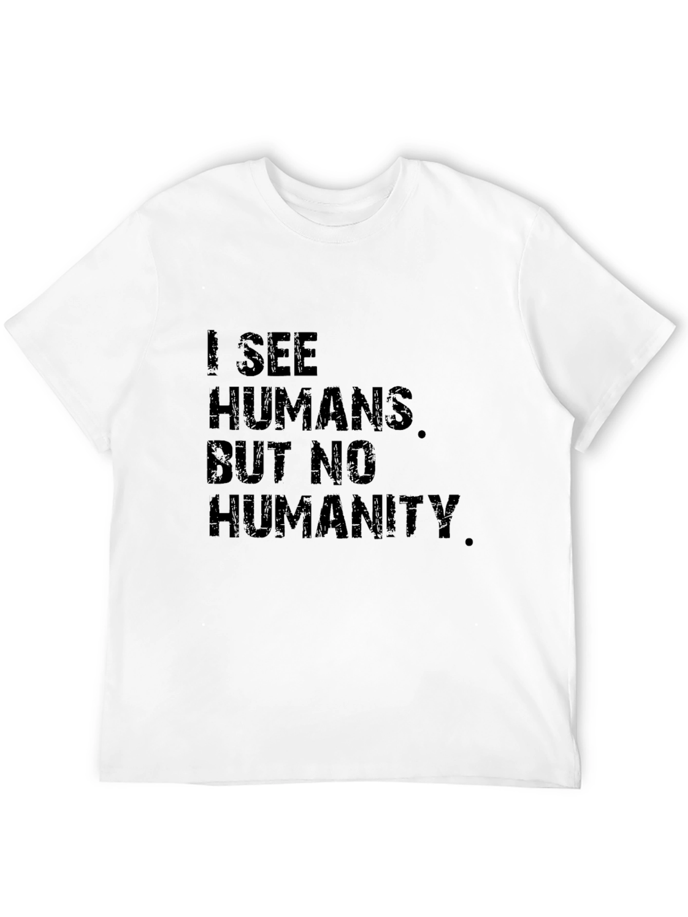 Black I See Humans Black Graphic Tee view 12