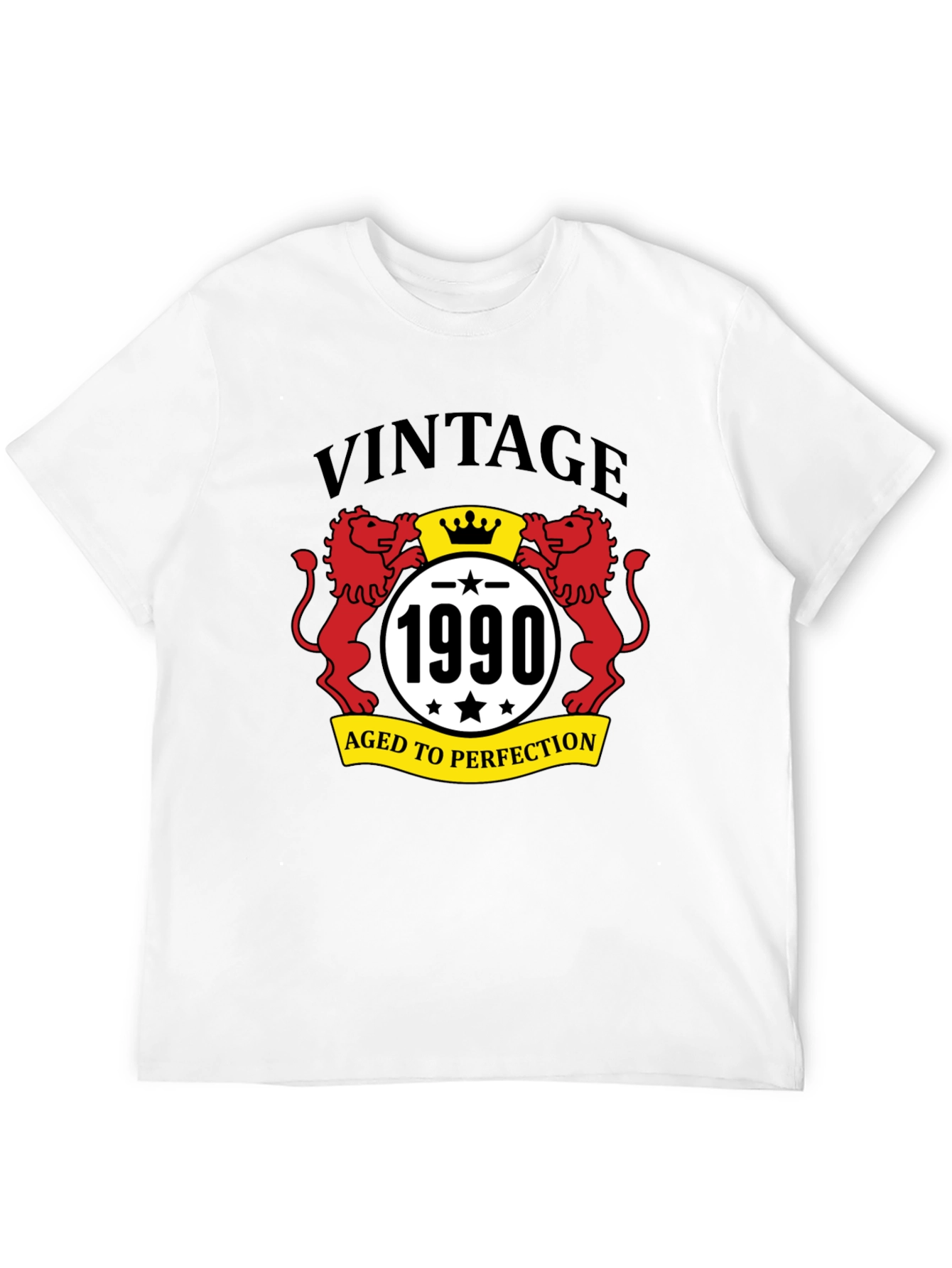 Black Vintage 1990 Aged to Perfection Graphic Tee view 12
