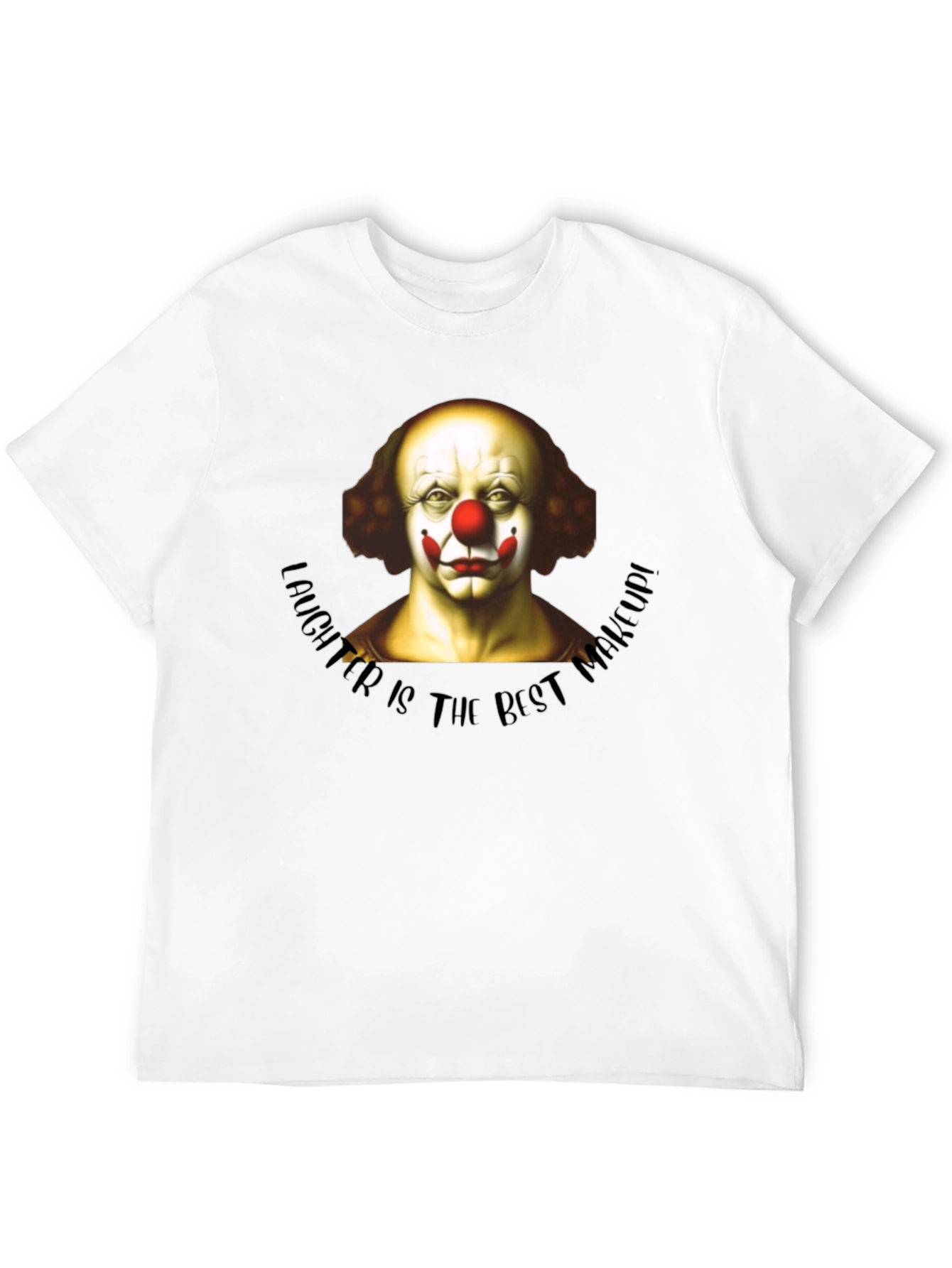 Black Clown Makeup T-Shirt - Laughter is the Best view 12