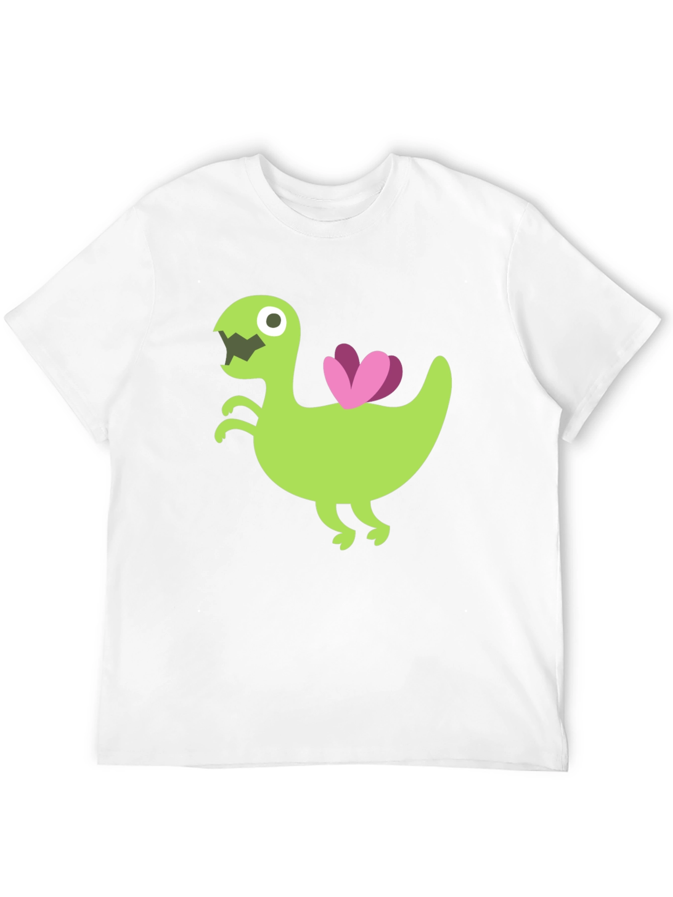 Black Cartoon Dino T-Shirt - Unique Graphic Tee view 12