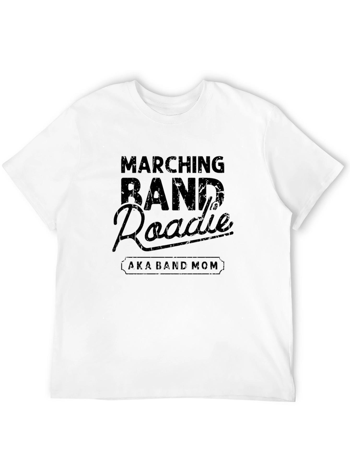 Black Marching Band Roadie T-Shirt Band Mom view 12