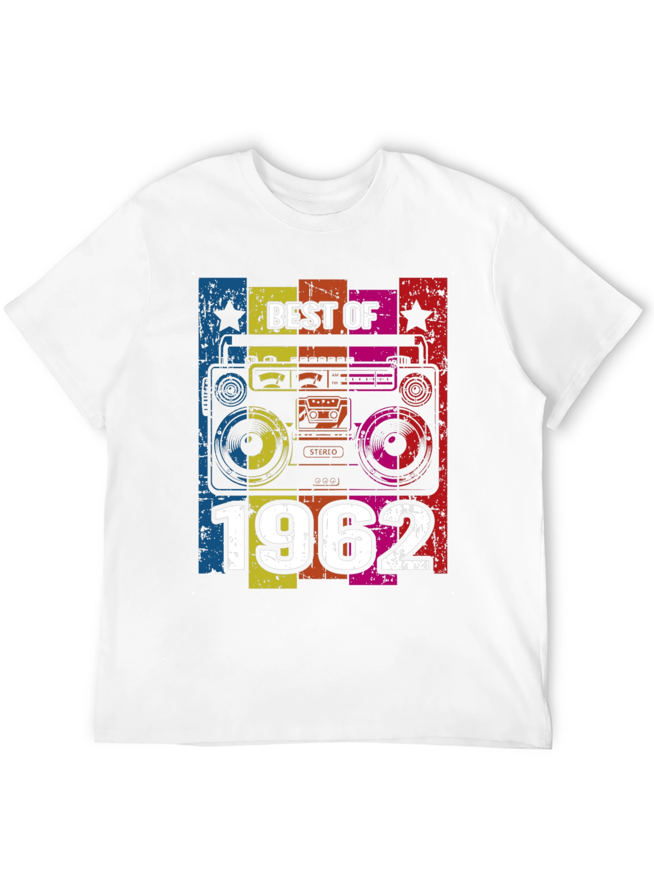 Black Best of 1962 Boombox Graphic Tee view 12