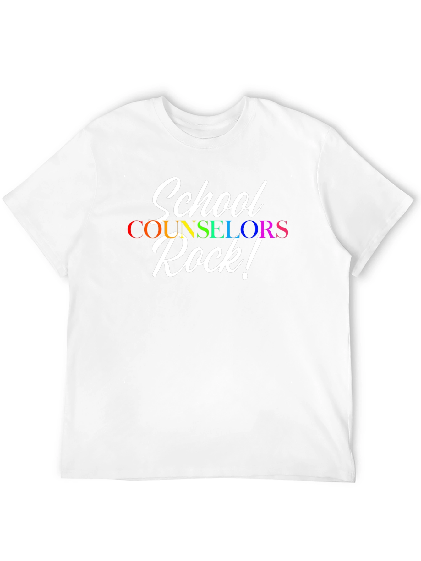 Black School Counselors Rock T-Shirt view 12