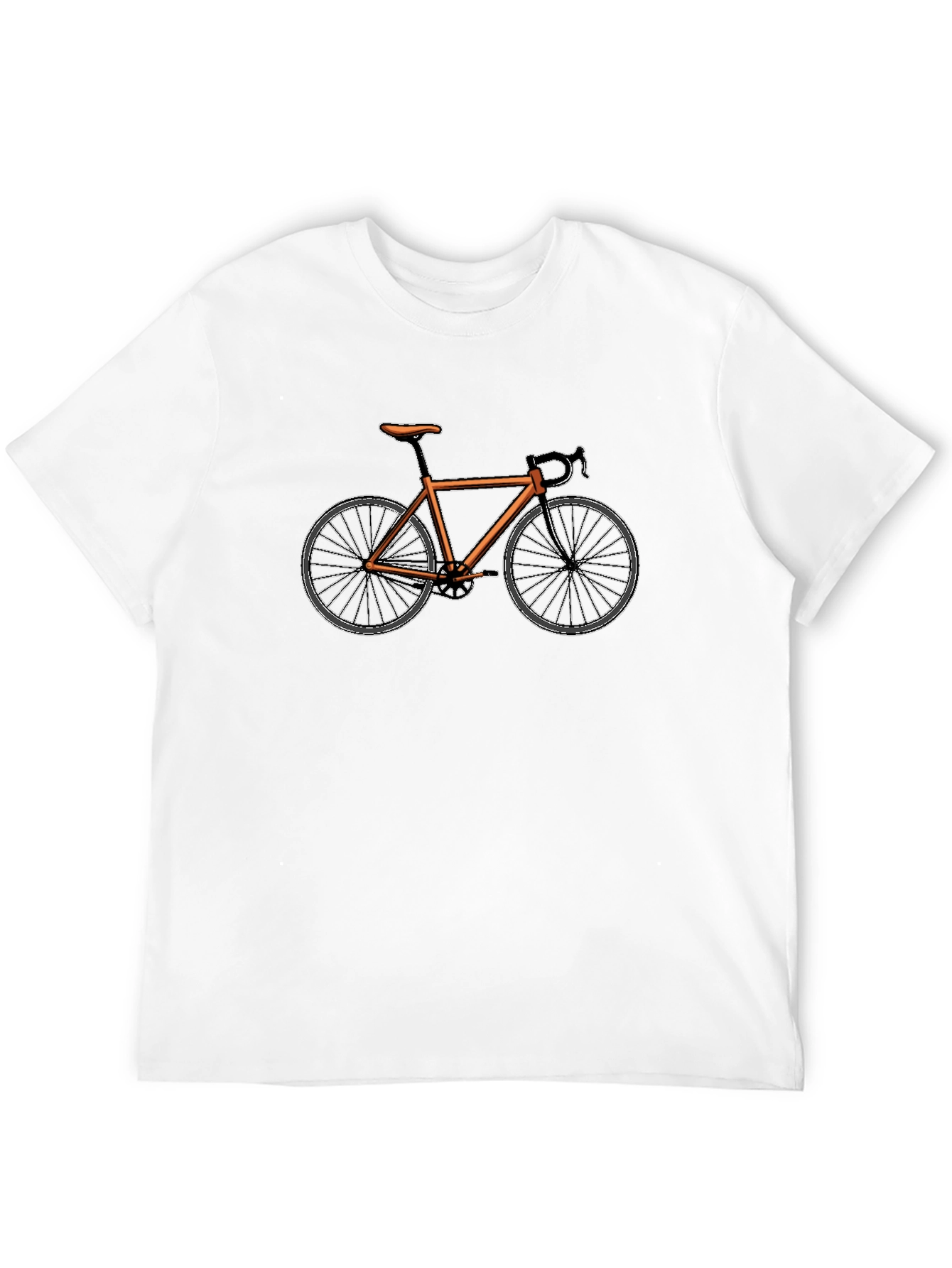 Black Cool Bike Graphic Black T-Shirt view 12