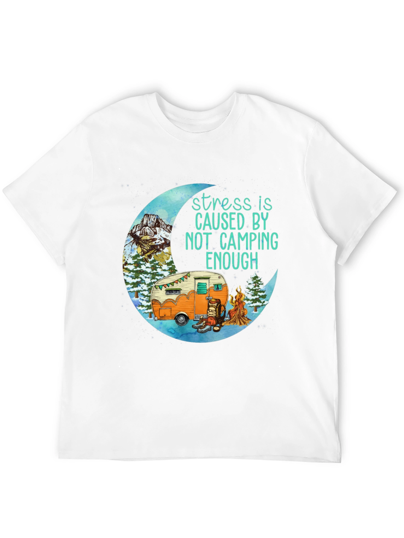 Camping Stress Relief T-Shirt - 12