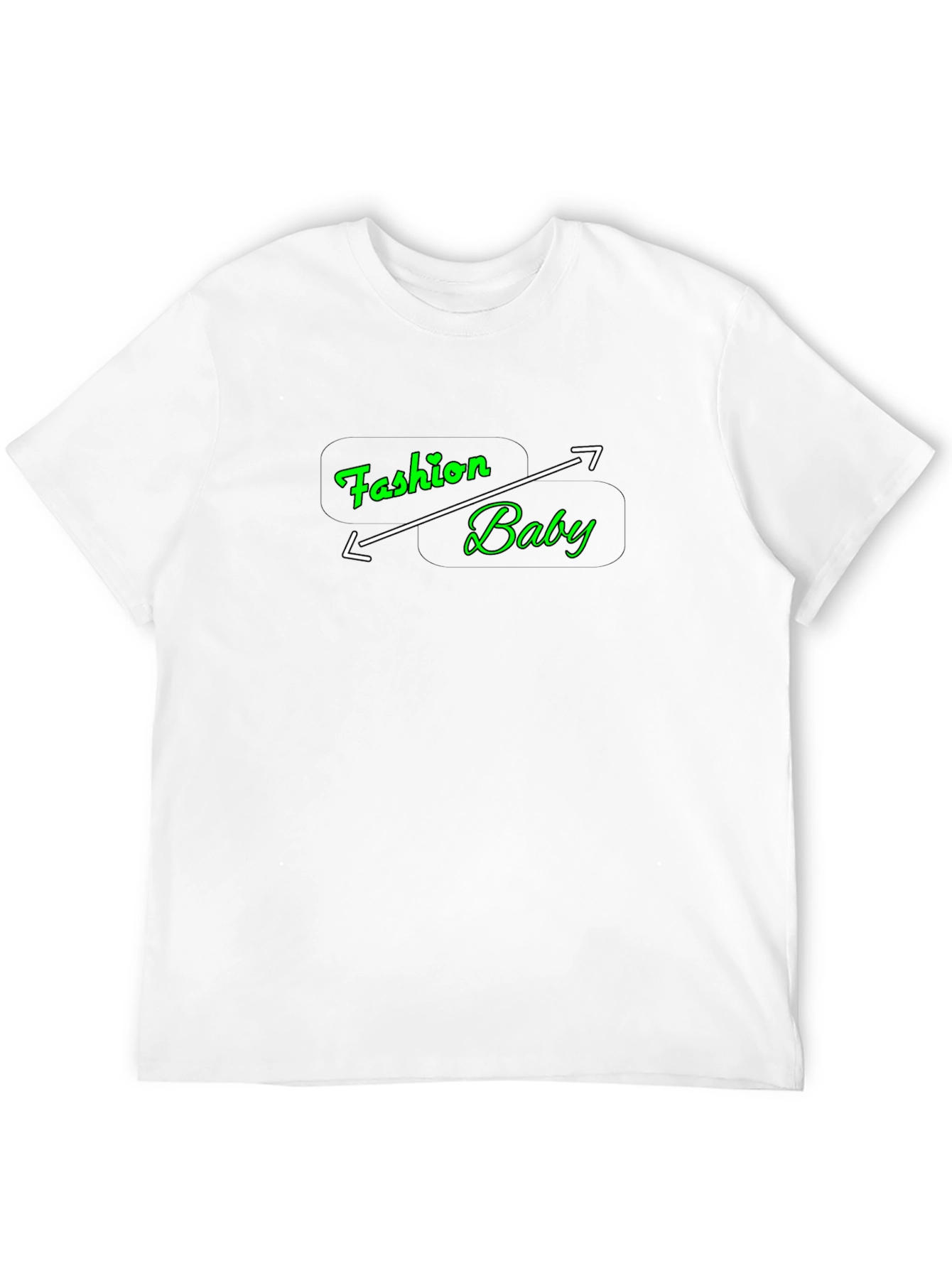 Black Fashion Baby Graphic Tee - Modern Style view 12