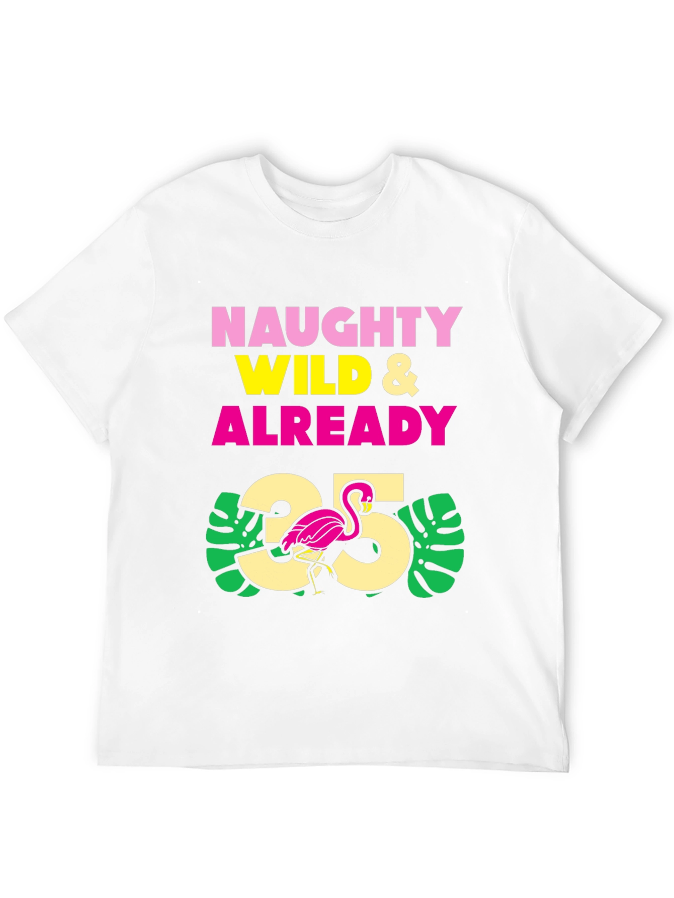 Black Naughty Wild & Already 35 Flamingo Graphic Tee view 12