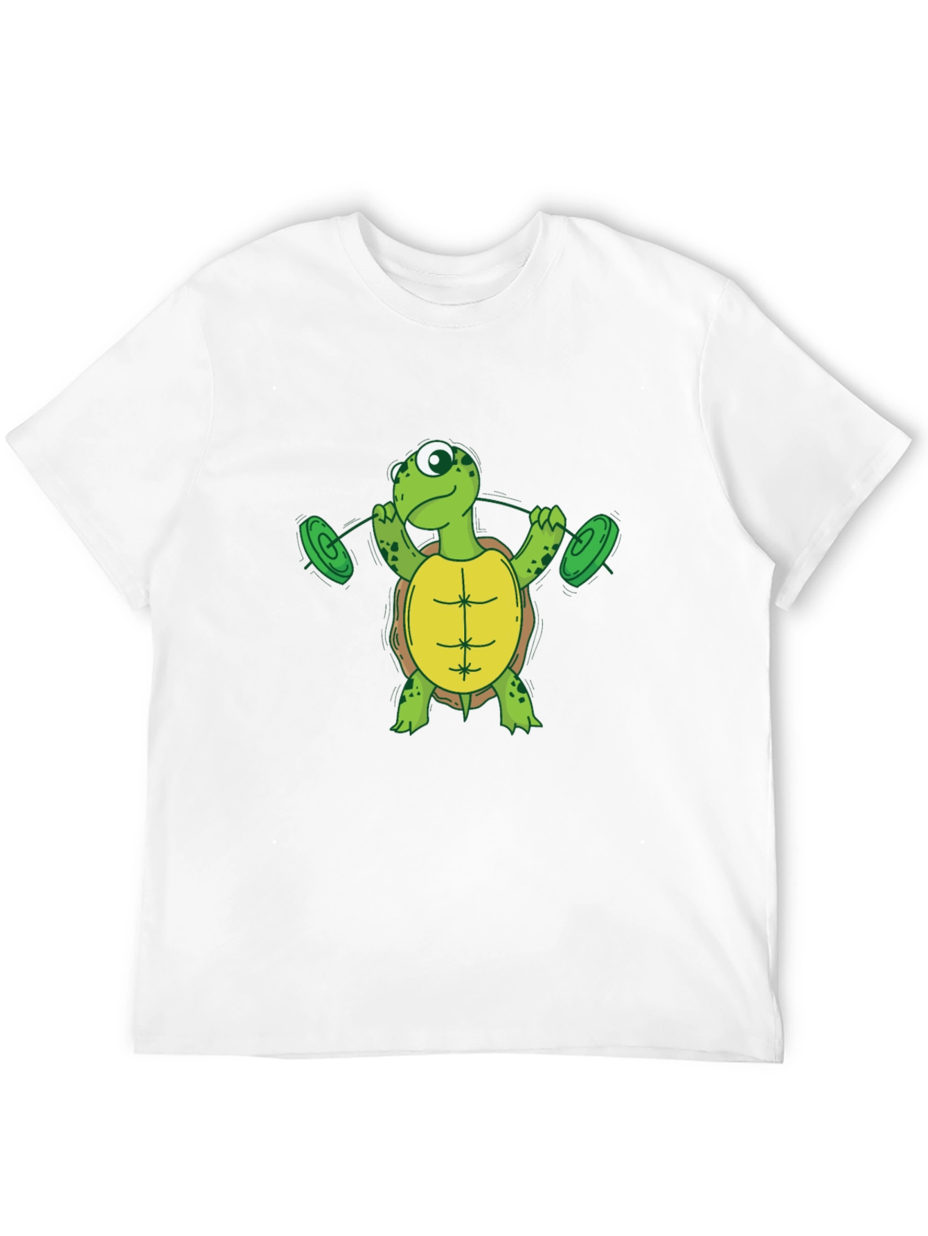 Black Turtle Weightlifting Black T-Shirt view 12