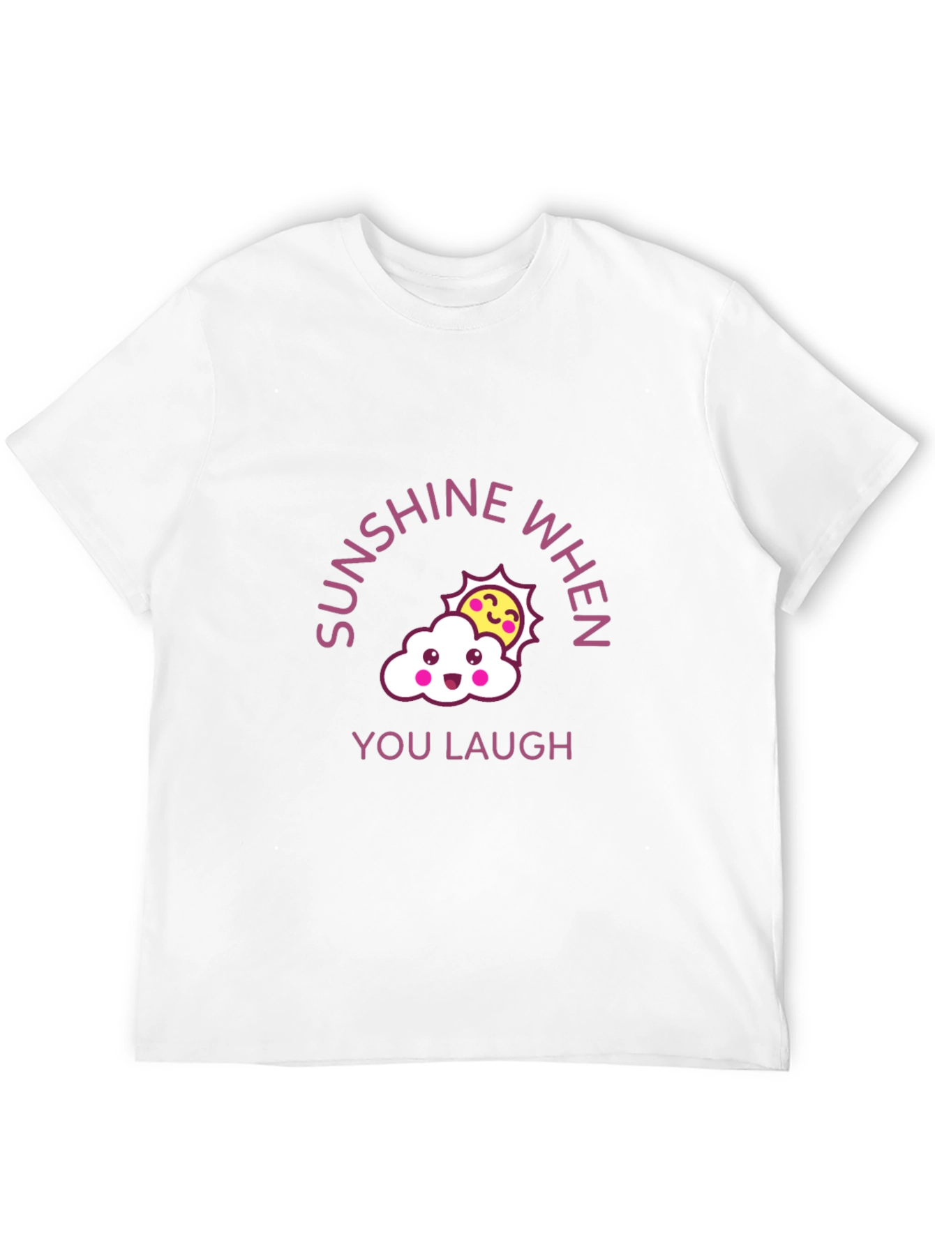 Black Sunshine When You Laugh Graphic Tee view 12