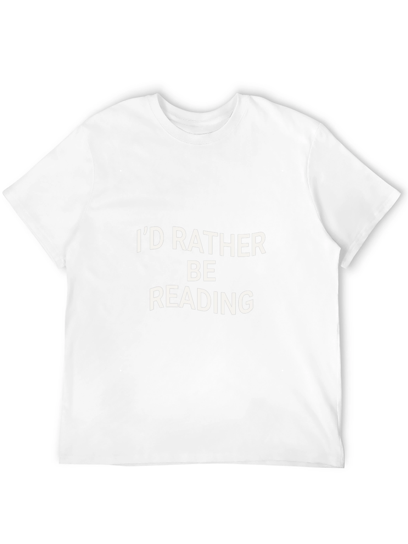Black I'd Rather Be Reading T-Shirt - Black view 12