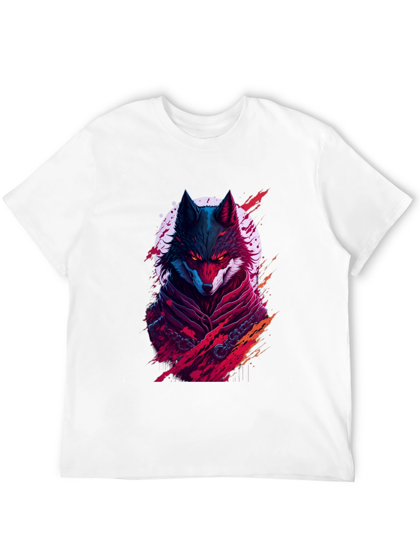 Black Wolf Graphic Tee - Unique Streetwear Design view 12