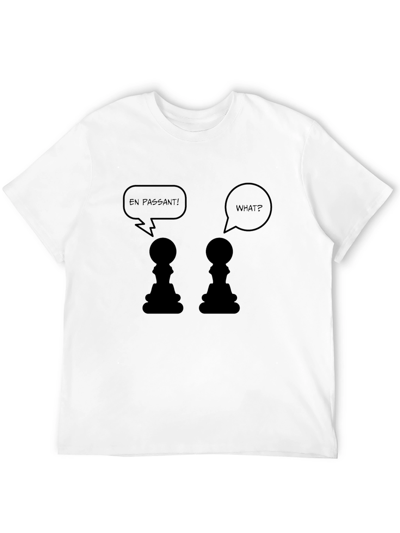 Black En Passant Chess T-Shirt - Funny Chess Pawn Tee view 12