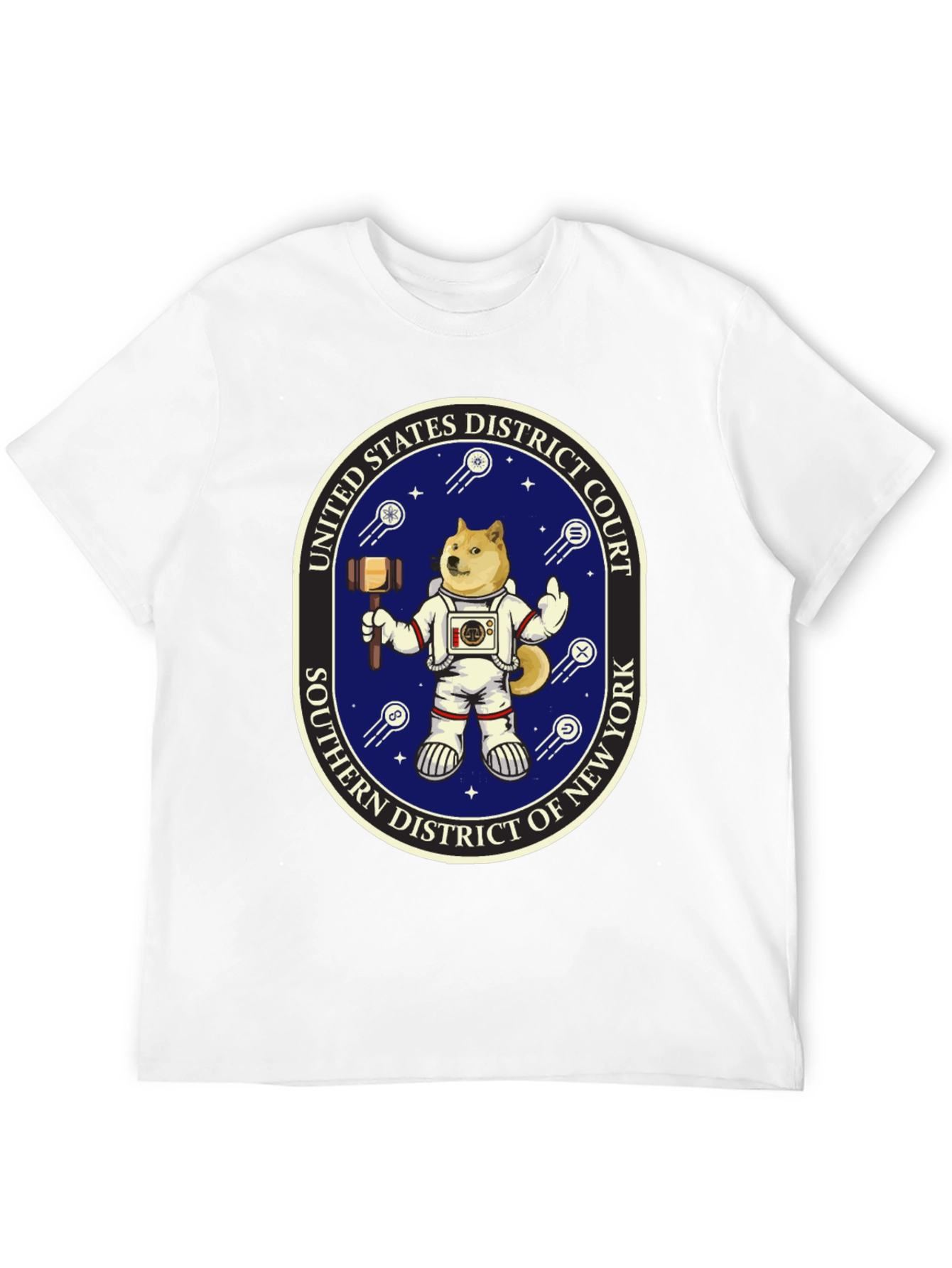 Black Doge Astronaut T-Shirt - Southern District Court of New York view 12