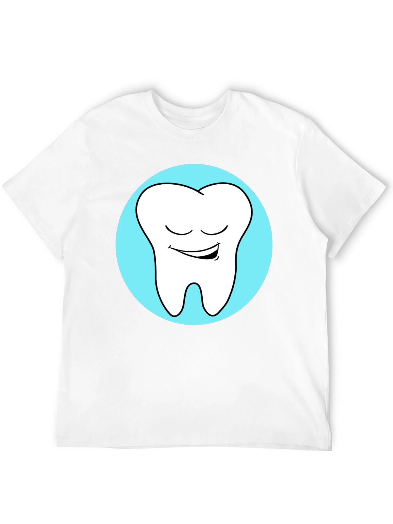 Black Smiling Tooth Graphic Tee - Dentist Humor view 12