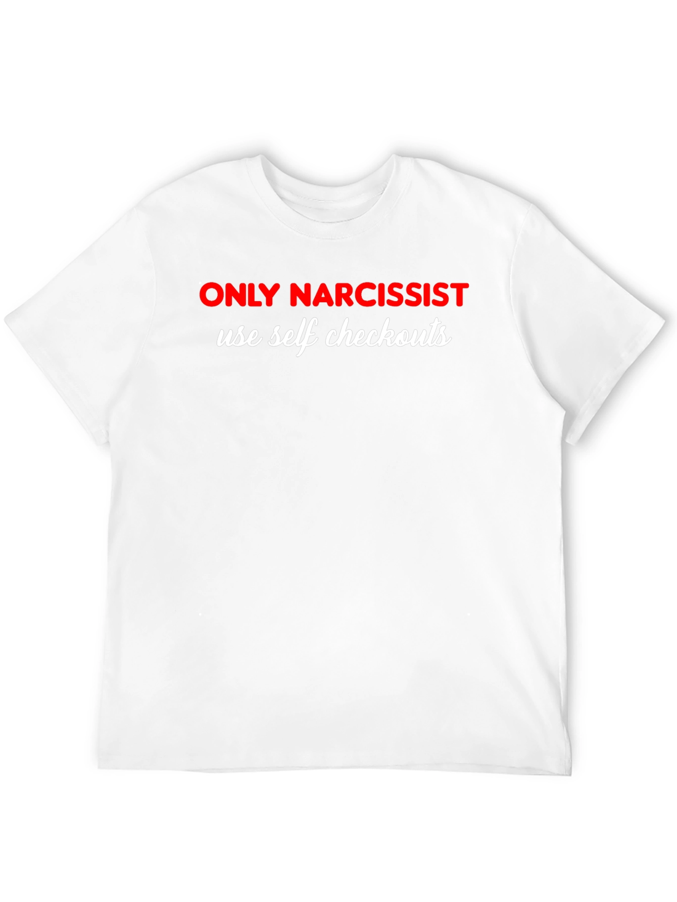Black Narcissist Self Checkout Graphic Tee view 12