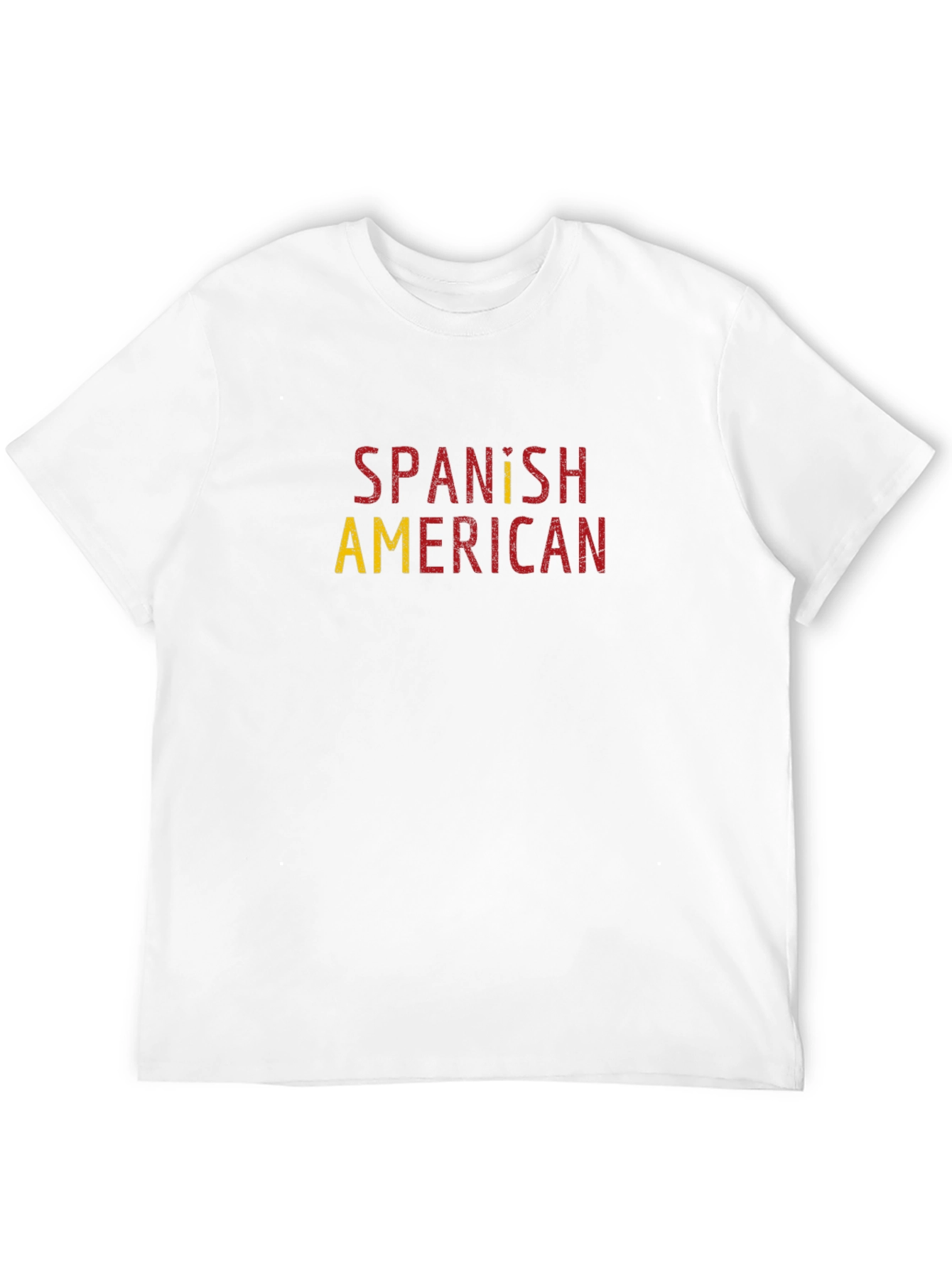 Black Spanish American Flag Colors T-Shirt view 12