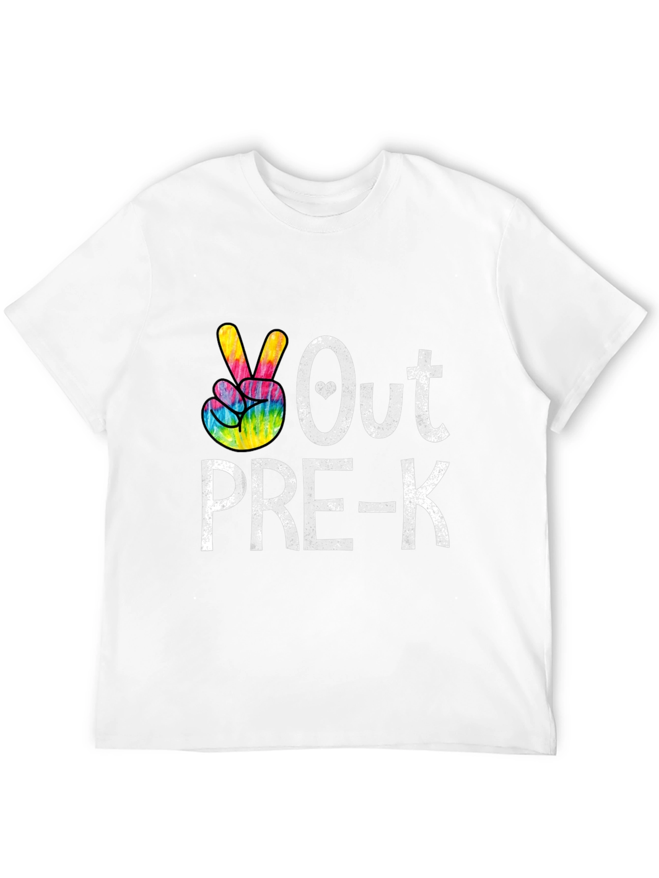 Black Peace Out Pre-K T-Shirt Graduation Tee view 12