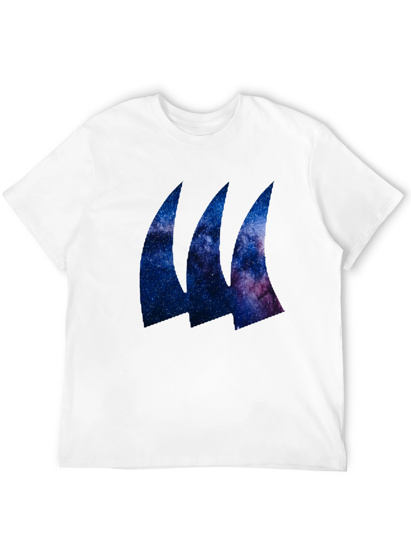 Black Galaxy Wave Tee - Black Stylish T-Shirt view 12