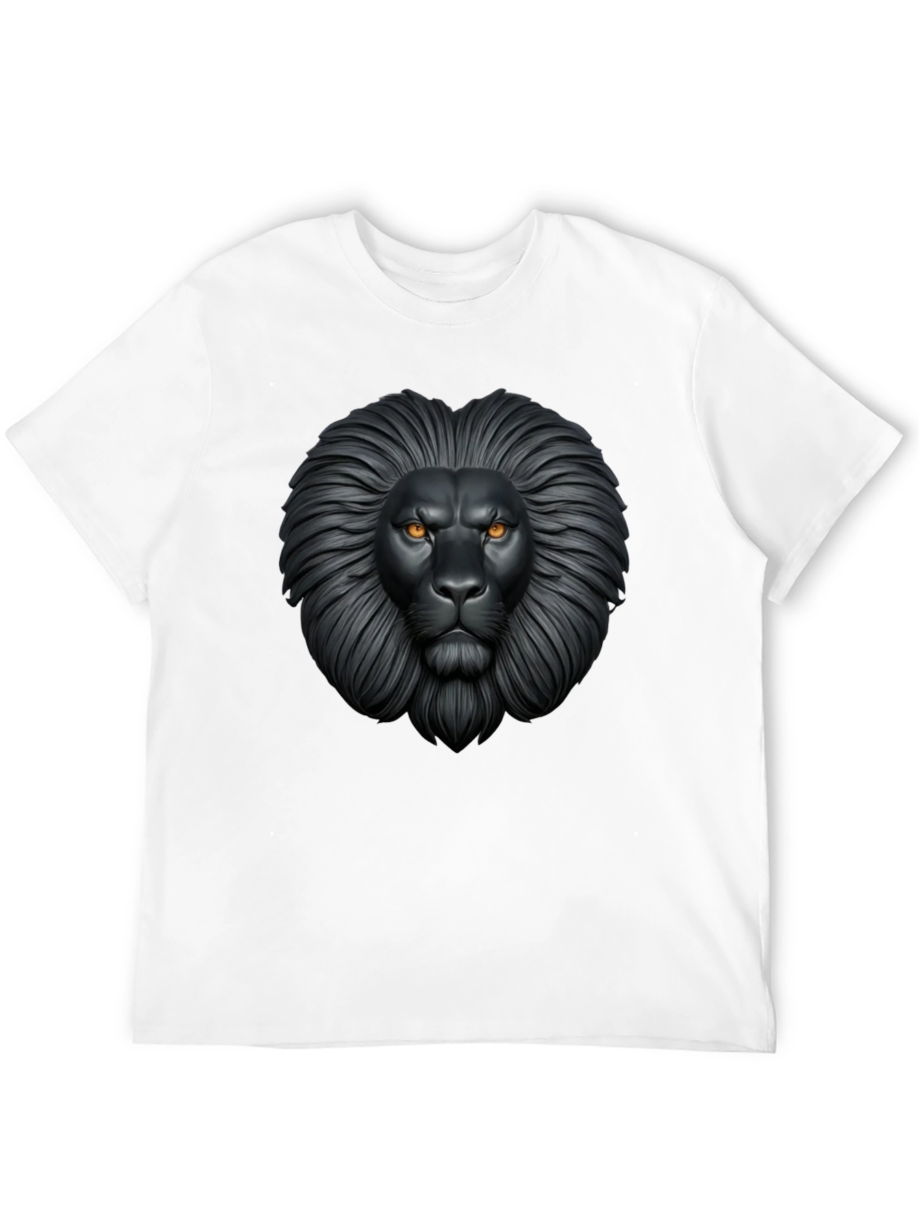Black Lion Graphic Black T-Shirt - Fierce Style view 12