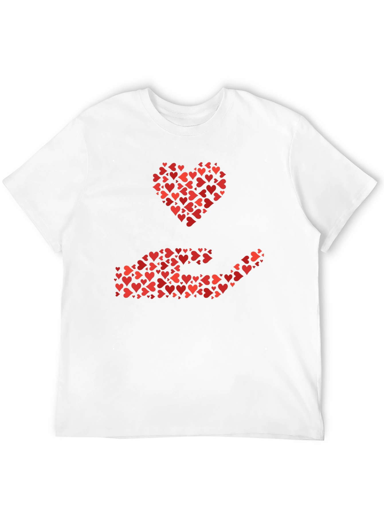 Black Heart in Hand Graphic Tee - Black view 12