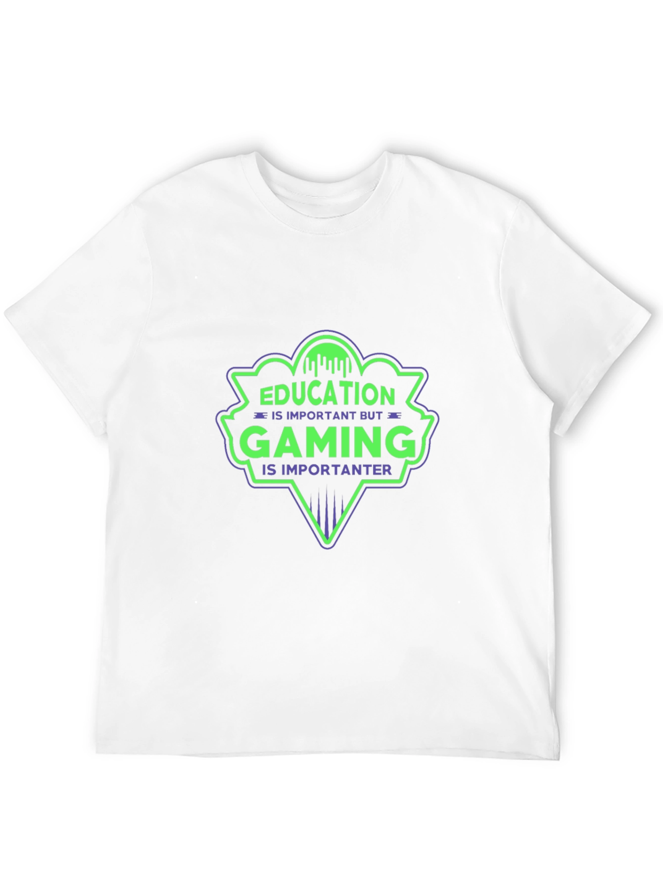 Black Gaming is Importanter T-Shirt view 12