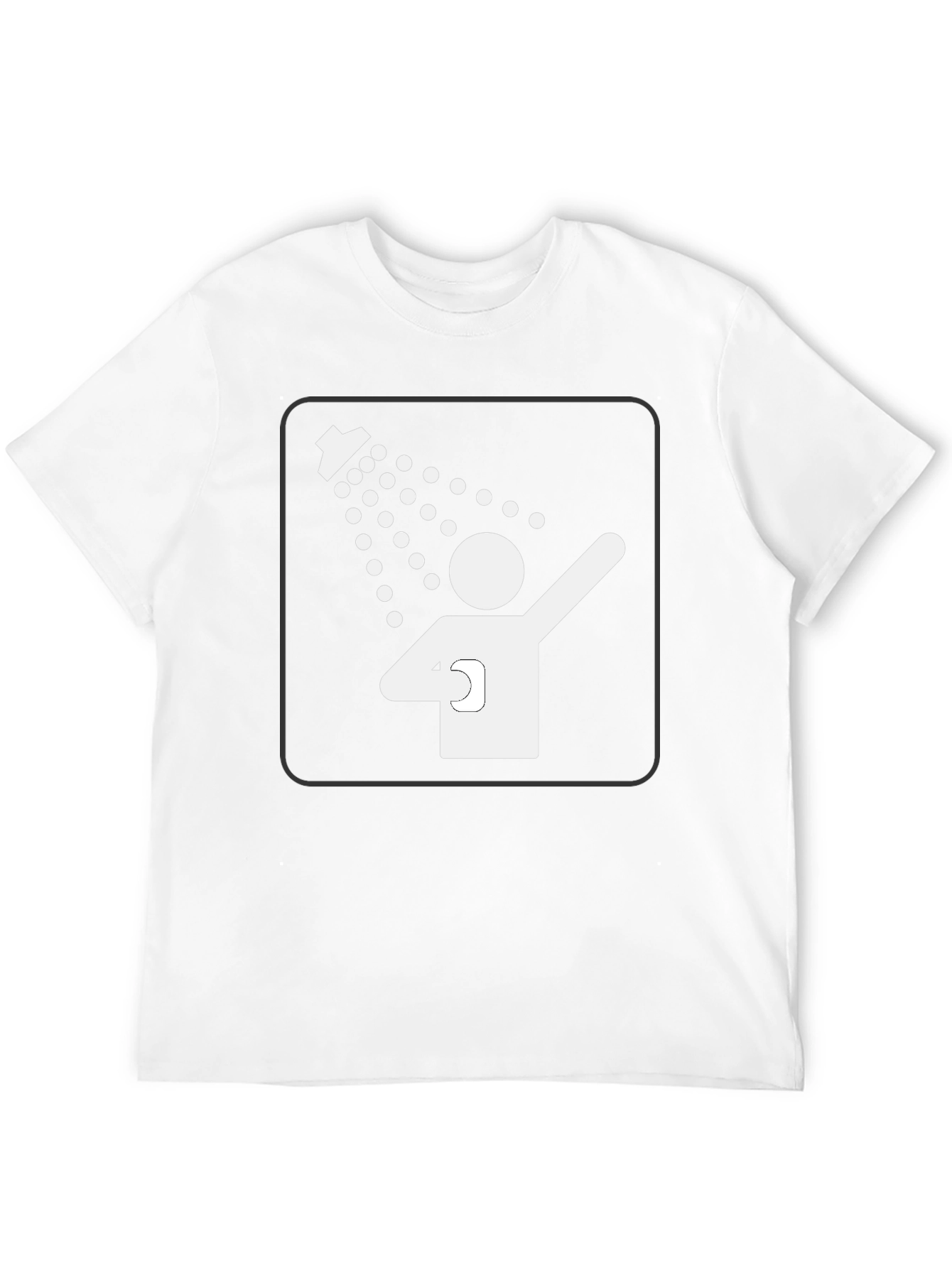 Black Shower Time Black T-Shirt view 12