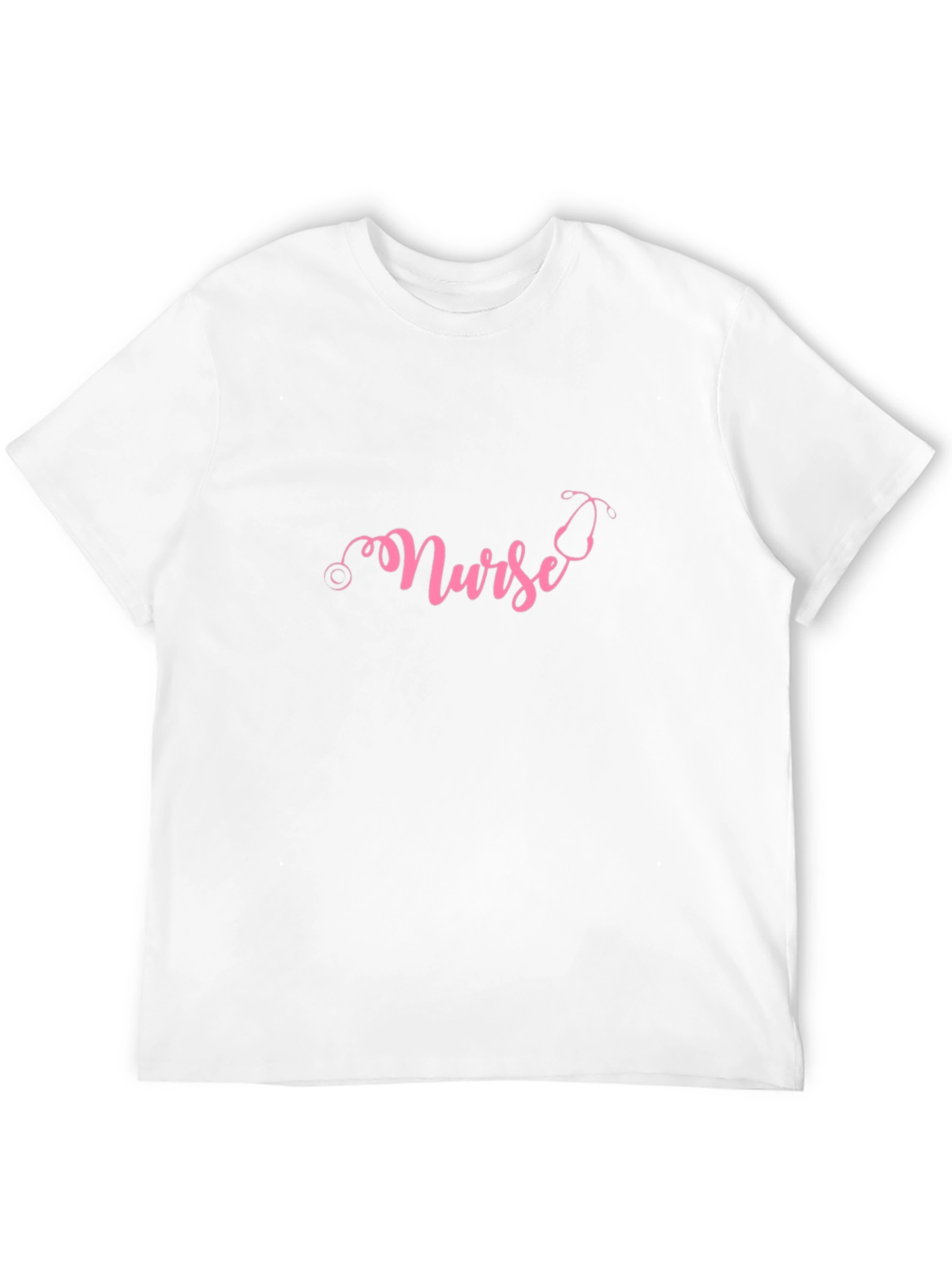 Black Nurse Stethoscope T-Shirt - Comfortable Black Tee view 12