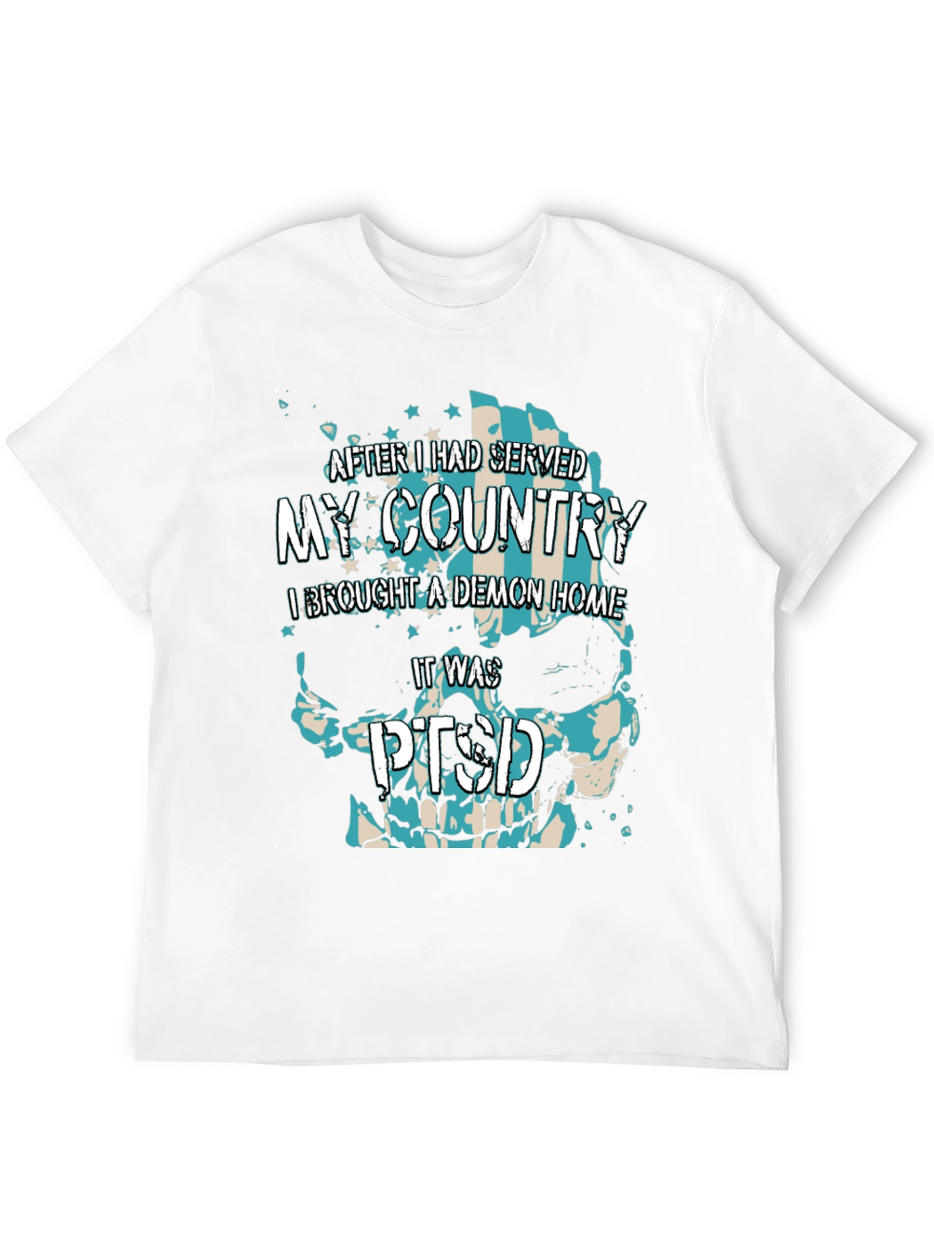 Patriotic PTSD Awareness T-Shirt - 12