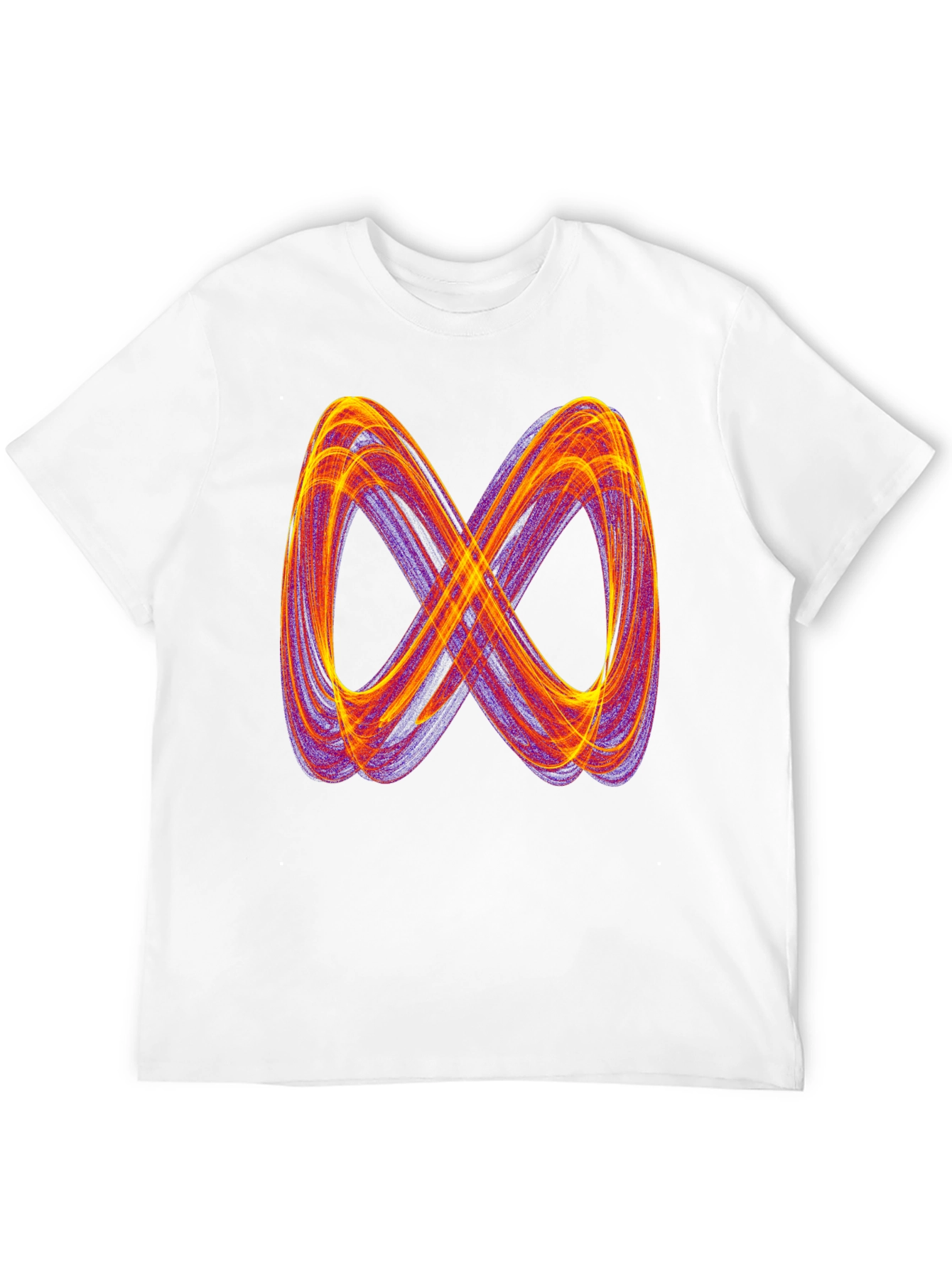 Black Infinity Symbol Graphic Tee - Black Cotton Blend Shirt view 12