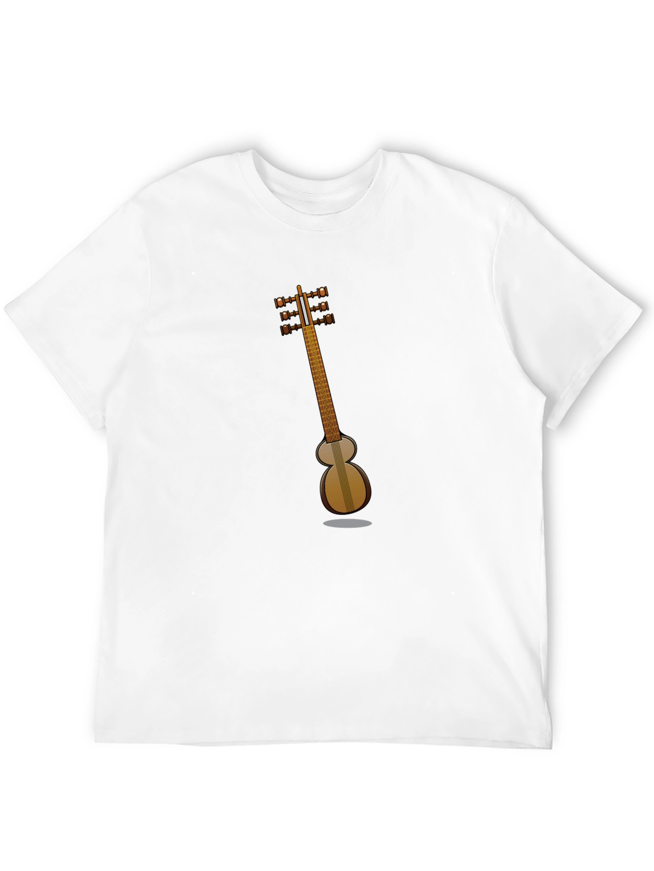 Black Acoustic Guitar T-Shirt - Music Lover Tee view 12