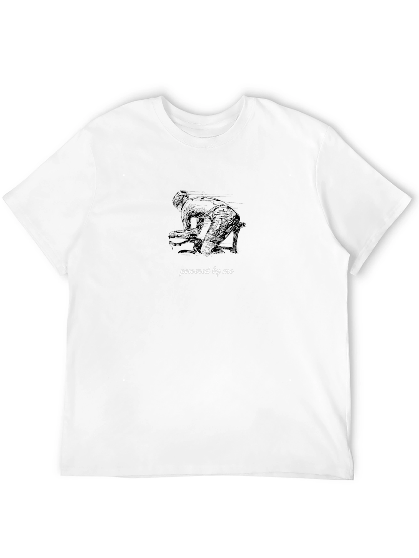 Black Powered By Me Graphic Tee - Black view 12