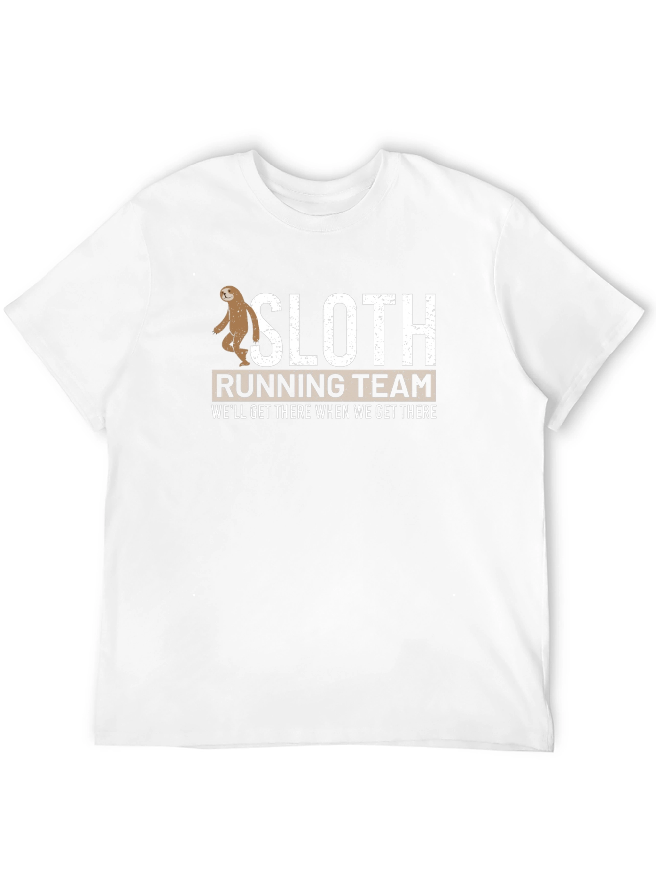 Black Sloth Running Team T-Shirt - Funny, Relaxed Fit view 12