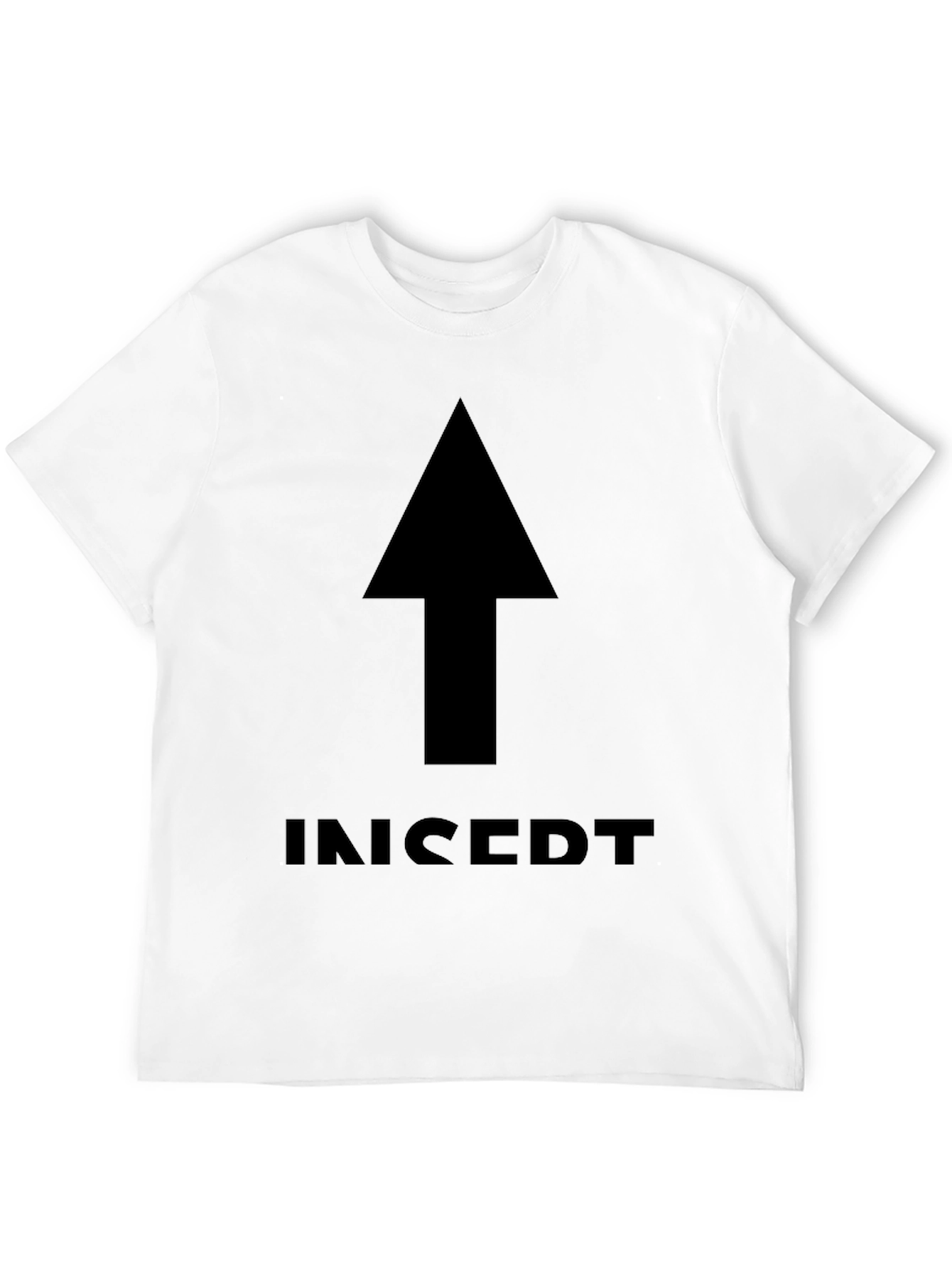 Black Insert Arrow T-Shirt - Black Graphic Tee view 12