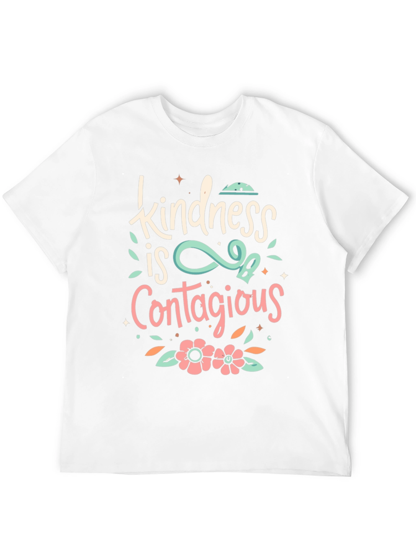 Black Kindness is Contagious Graphic Tee view 12
