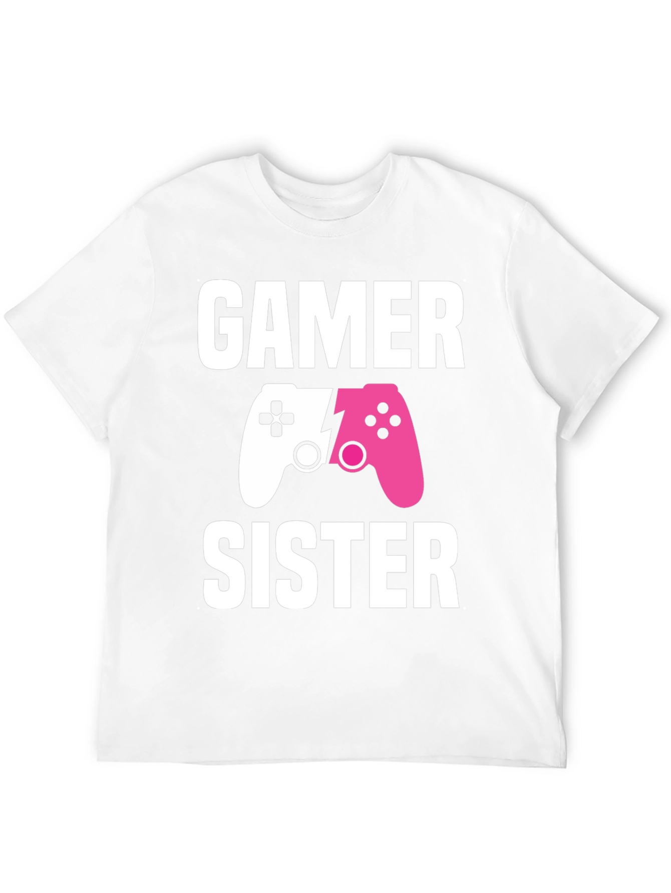 Black Gamer Sister T-Shirt | Matching Game Controller Tee view 12