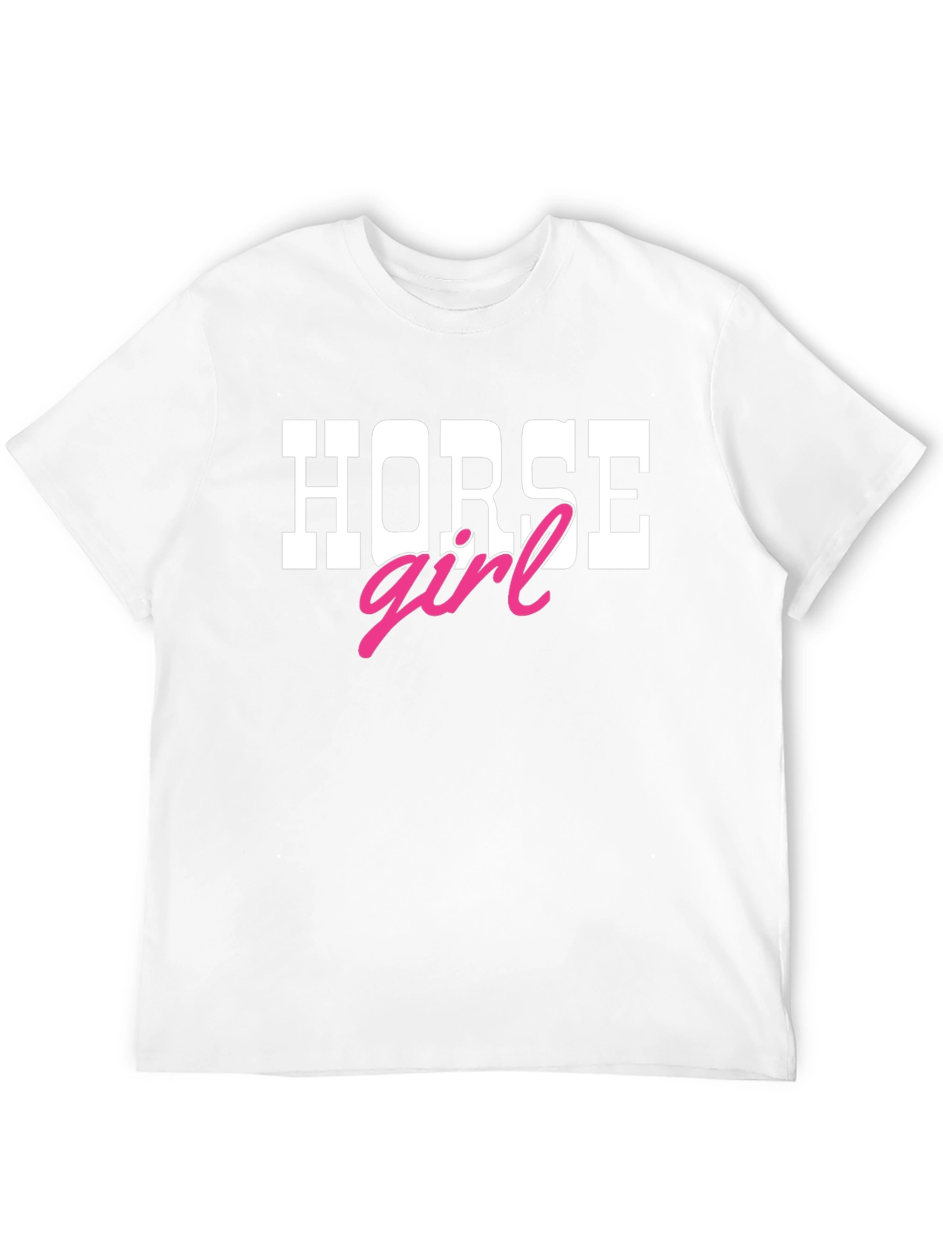 Black Horse Girl T-Shirt - Black Tee view 12